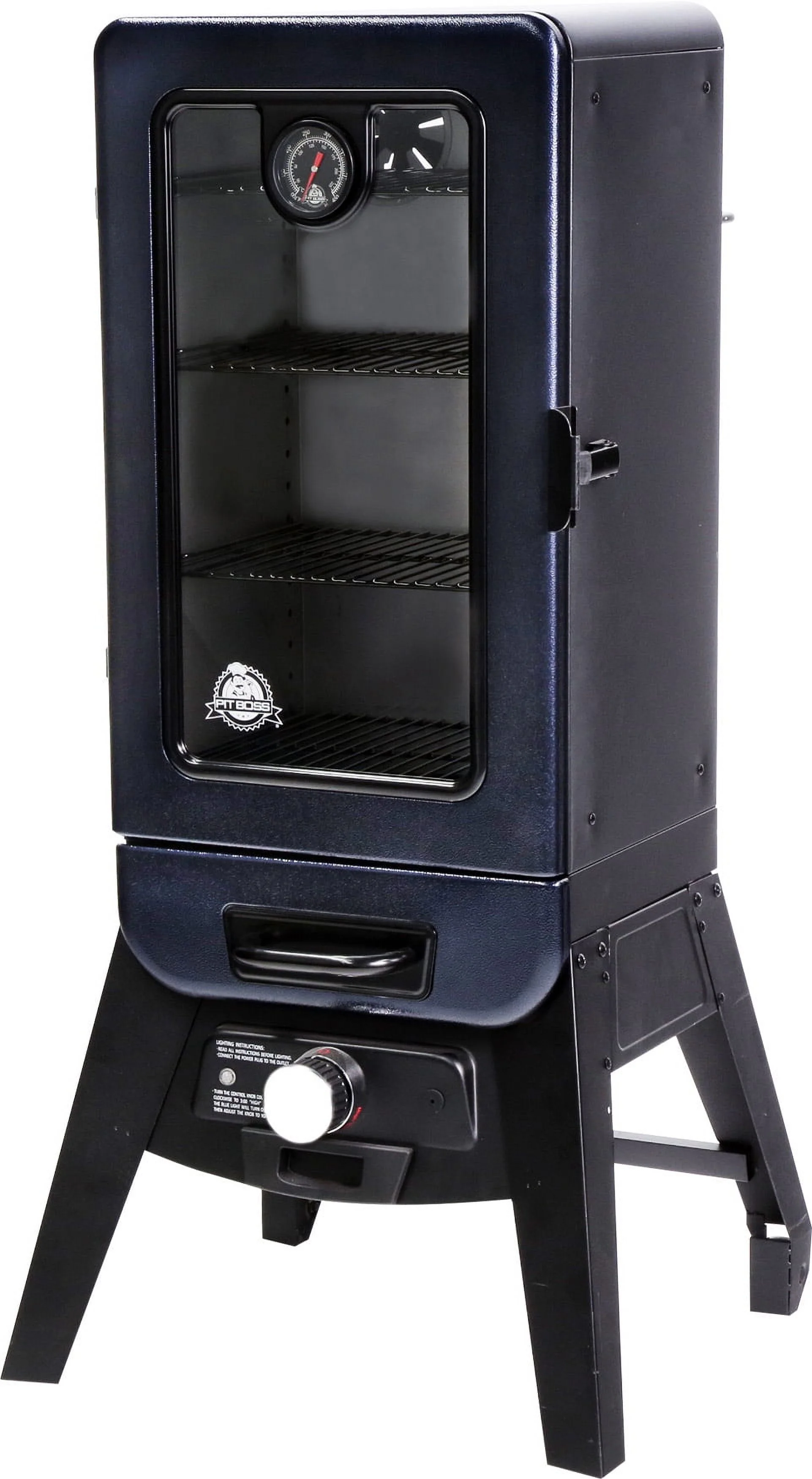 Pit Boss 3-Series Analog Vertical Smoker in Blue Hammertone - PBV3A1
