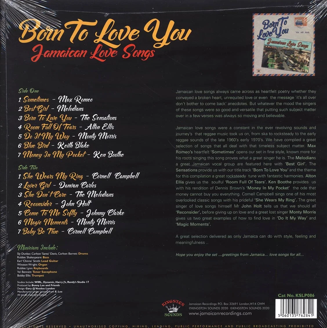 Born to Love You: Jamaican Love Songs / Various - Born To Love You: Jamaican Love Songs (Various Artists) - Vinyl