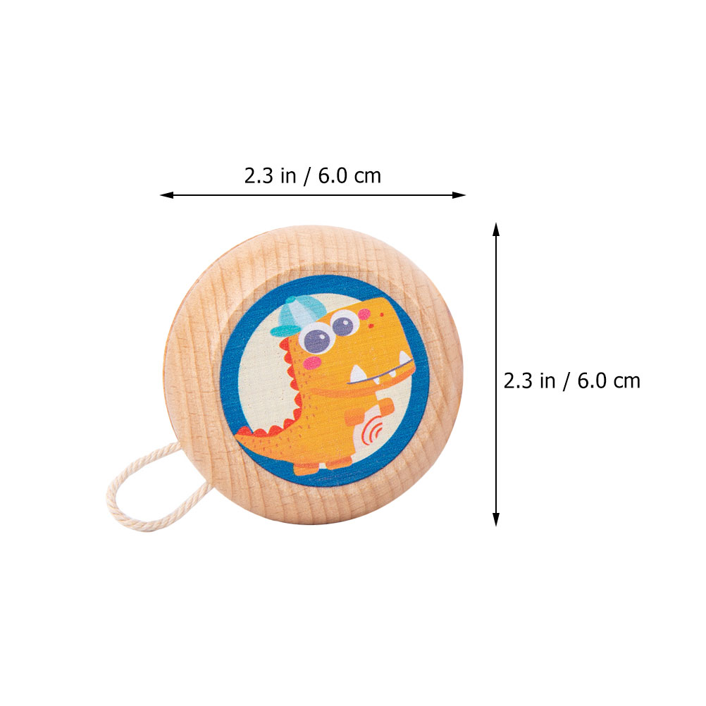 NUOLUX Yoyo Yoyo Wooden Toddler Favor Carnival Control Thread Birthday Toy Trick String Chinese Prize Game String YoyosShutter