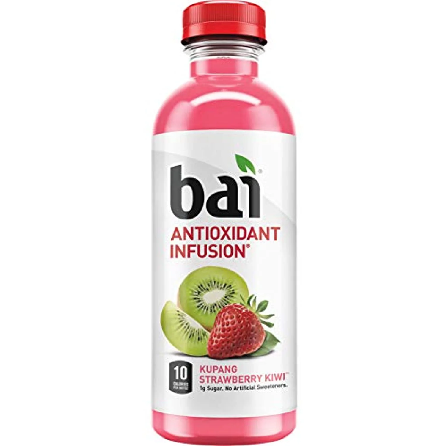 Bai Kupang Strawberry Kiwi, Antioxidant Infused Beverage, 18 fl oz bottle (Pack of 12) Kupang Strawberry Kiwi 18 Fl Oz (Pack of 12)