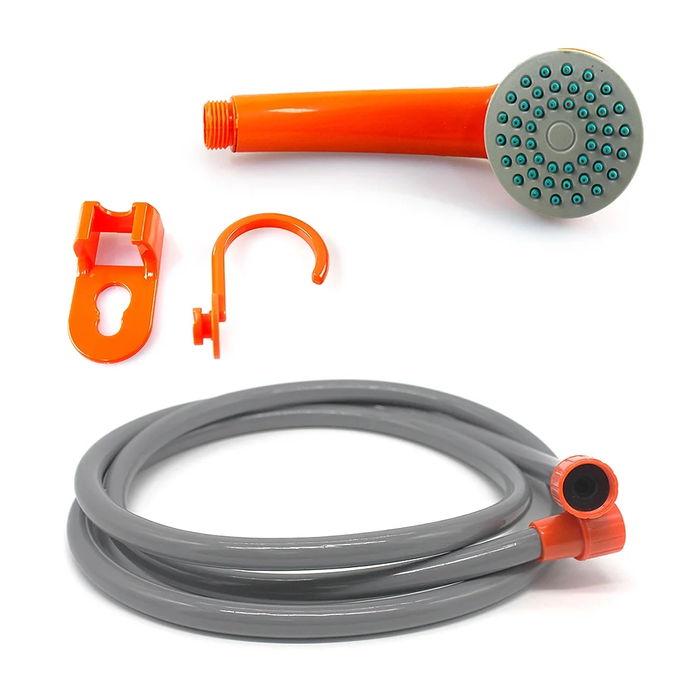 Shower Pump with 20L Collapsible Water Bucket for Camping and Hiking