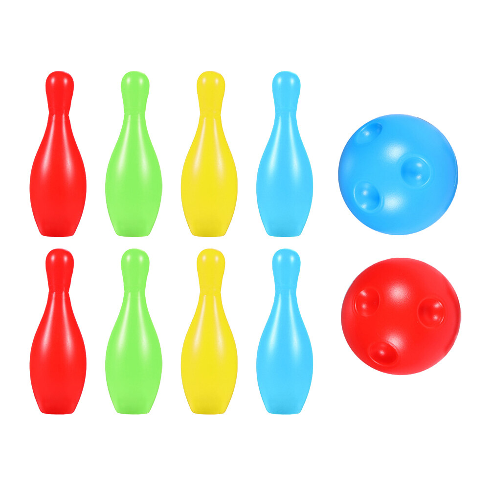 1 Set Indoor Children Bowling Toys Parent-child Sports Toys Bowling Game Toys