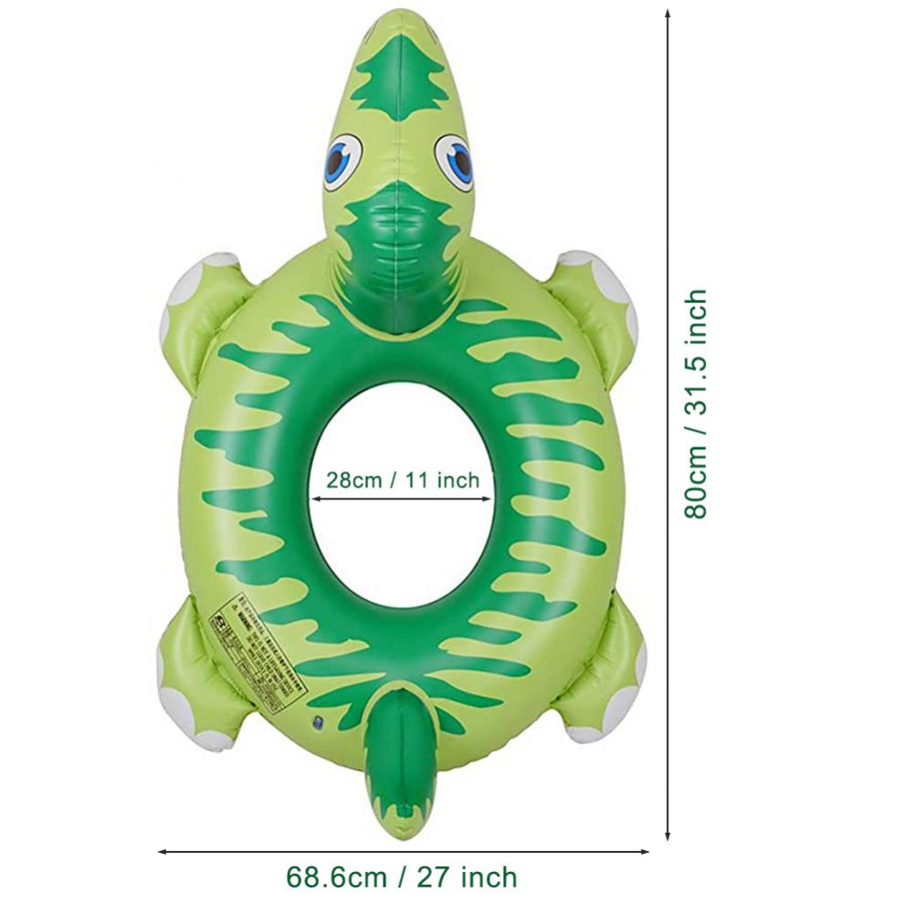 Inflatable Dinosaur Pool Float For Kids Water Fun Floaties Swimming Pool Ring Float Has Unique 