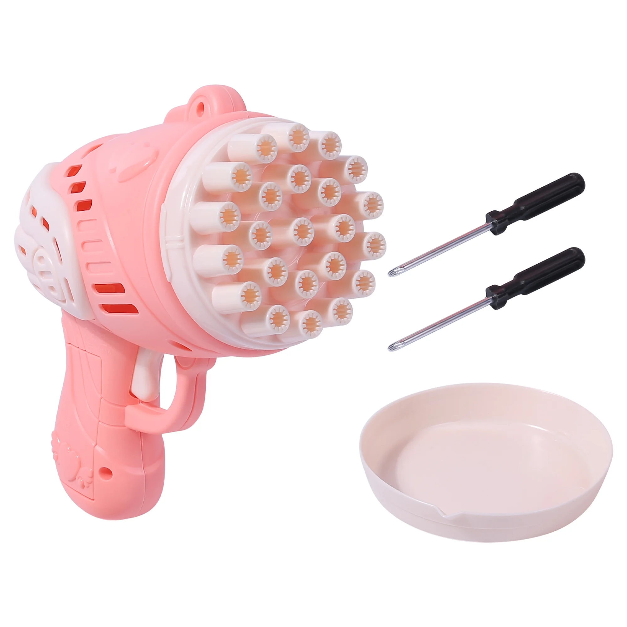 23 Hole Gatling Bubble Machine for Kids,2022 Upgrade Bubble Maker Bubble Gun for Kid Boys Girls,Automatic Bubble Machine