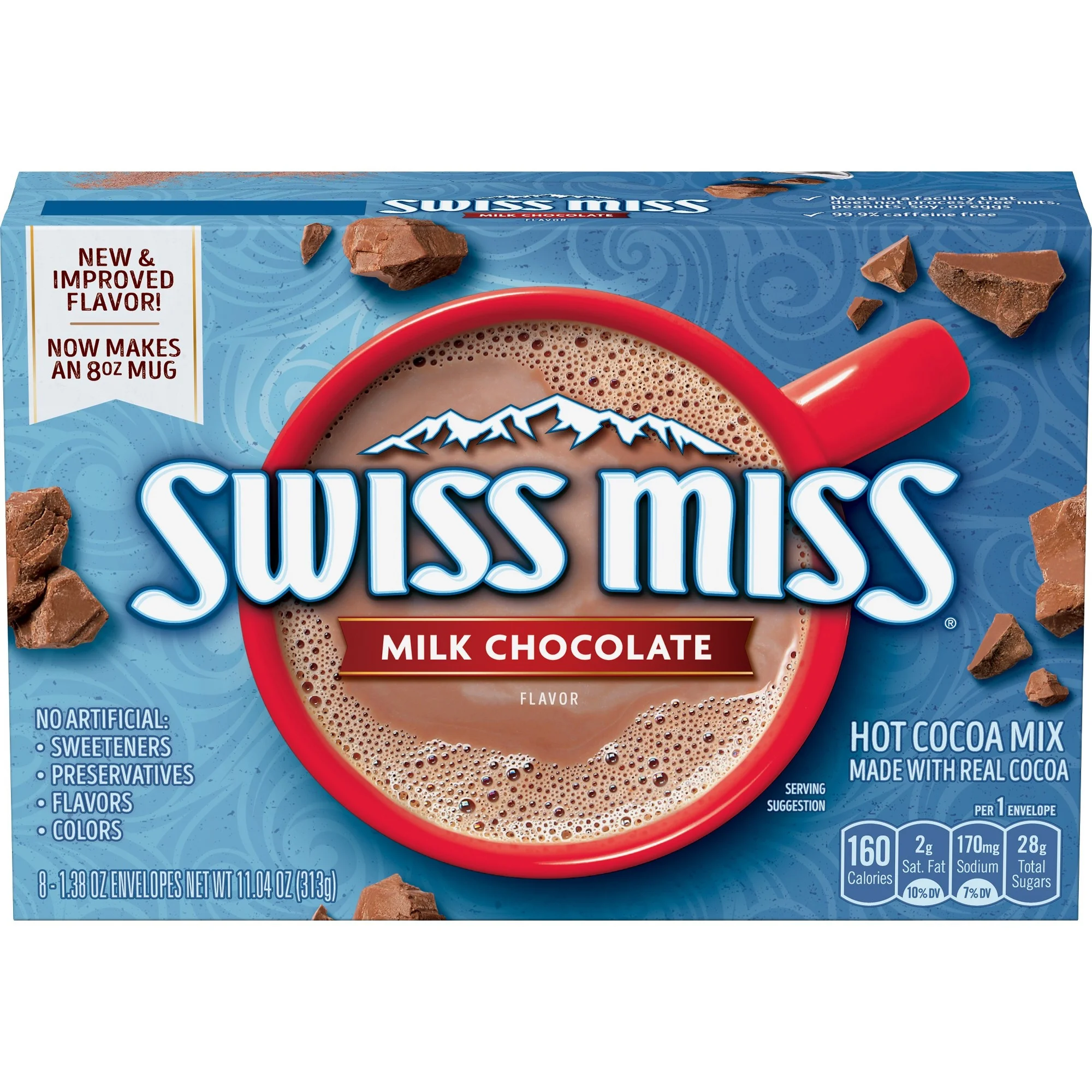 Swiss Miss Hot Cocoa Mix Milk Chocolate - 8ct