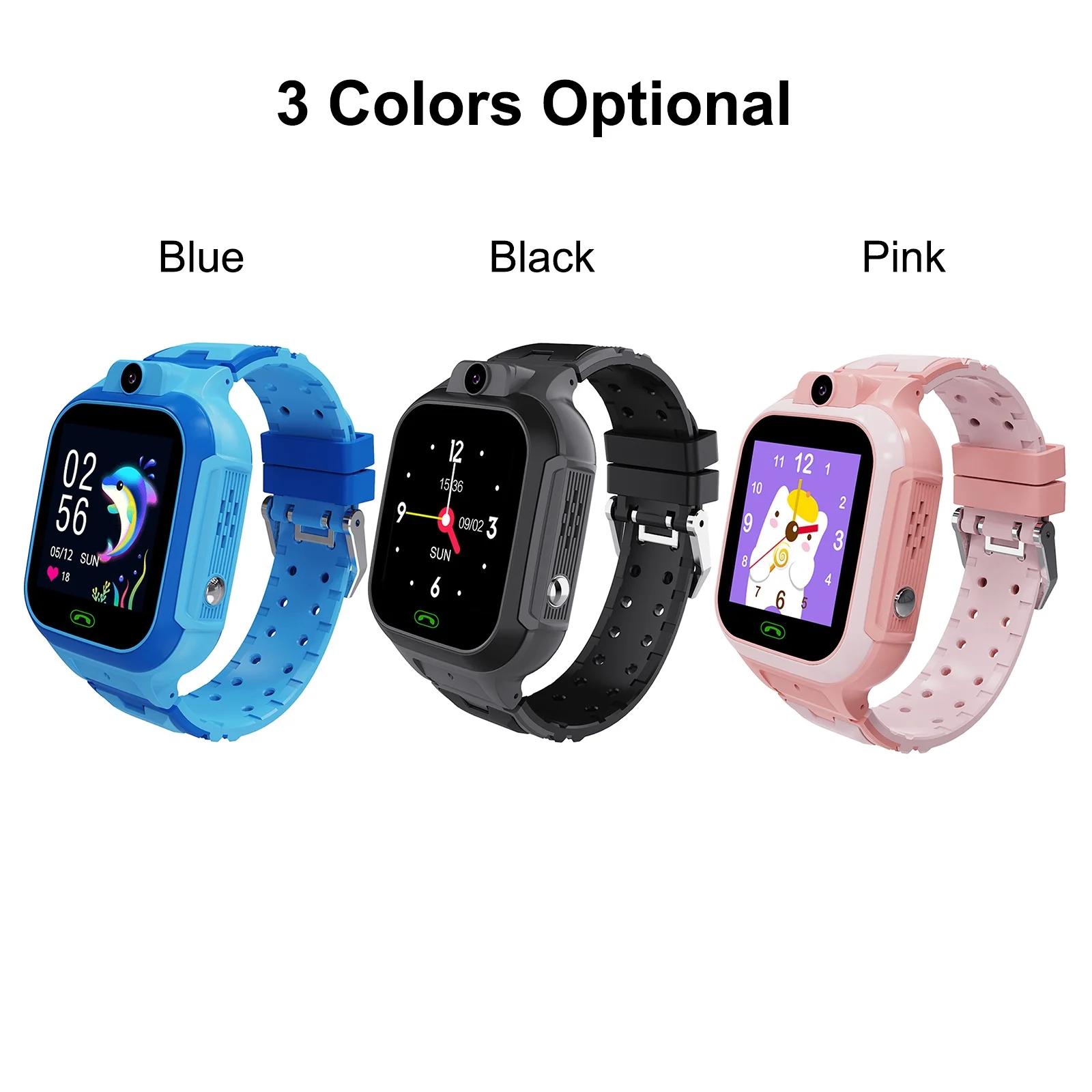 Tomfoto LT37 4G  Smart Phone Call Watch Video Chat LBS  WiFi SOS Monitor  IP67 Waterproof  Child Voice Chat  Smartwatch With SIM  Slot