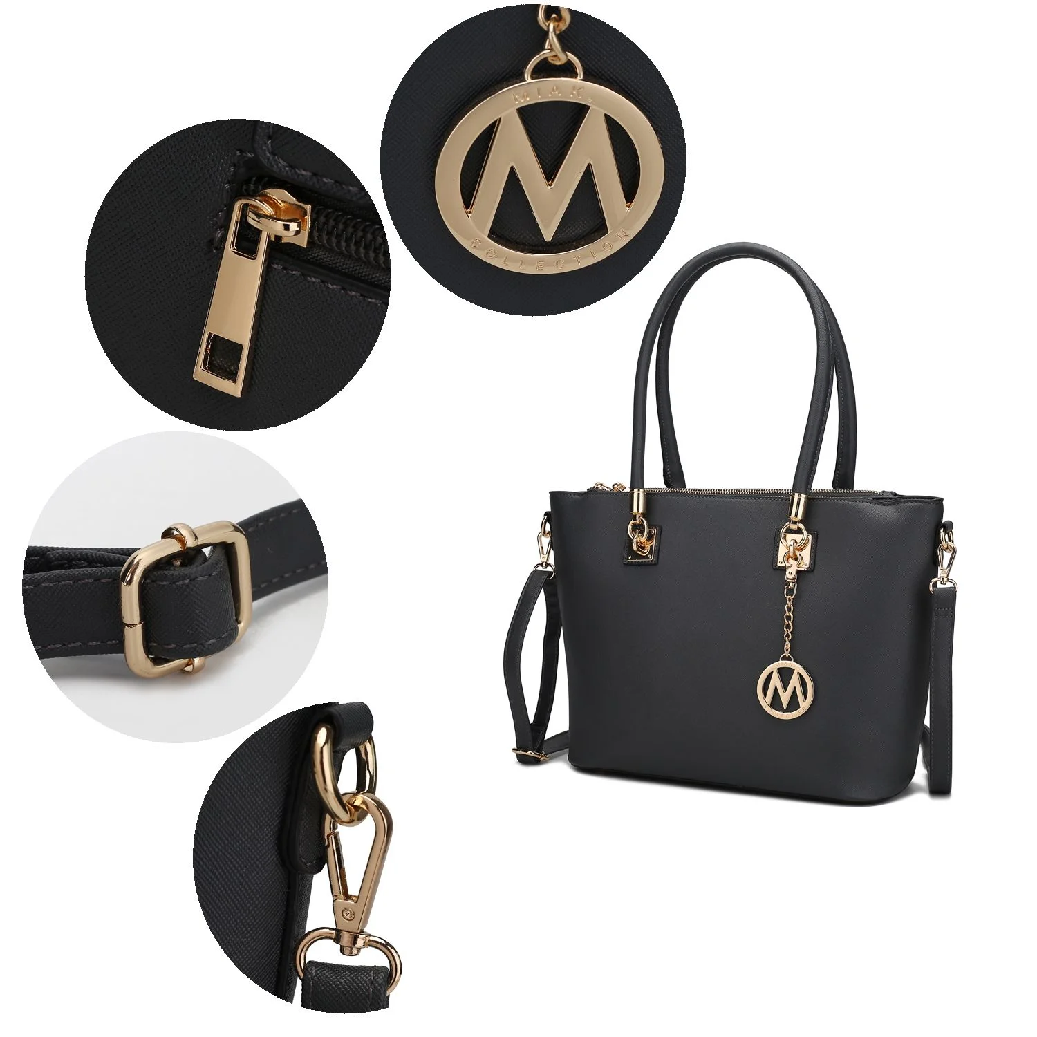 MKF Collection Vanessa Tote Handbag & Wallet Set by Mia K.