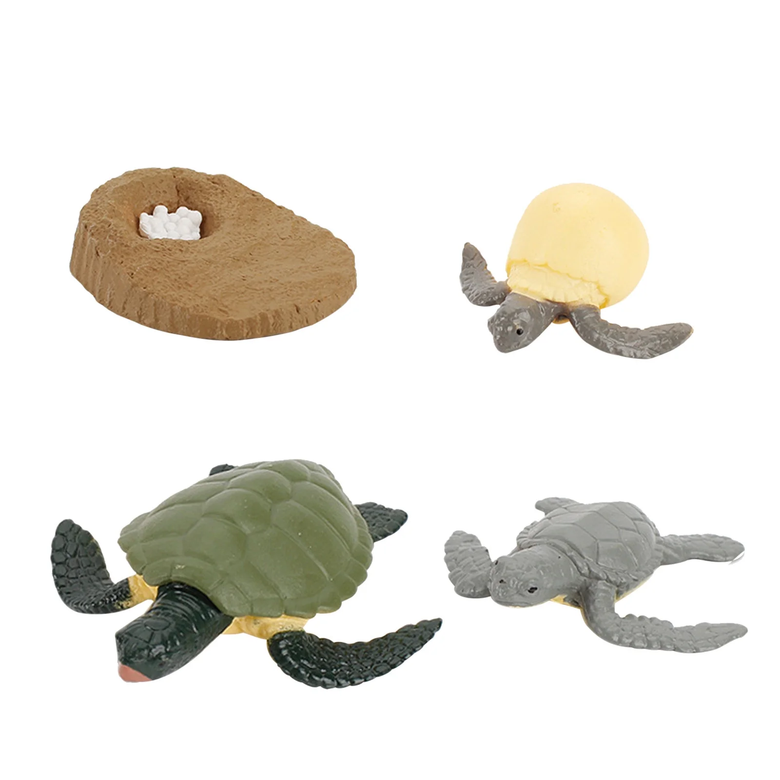 Tarmeek 4 Piece Insect Figure Animal Life Cycle Plastic Brood To Mature Period Christmas Gifts for Kids 3-12Y