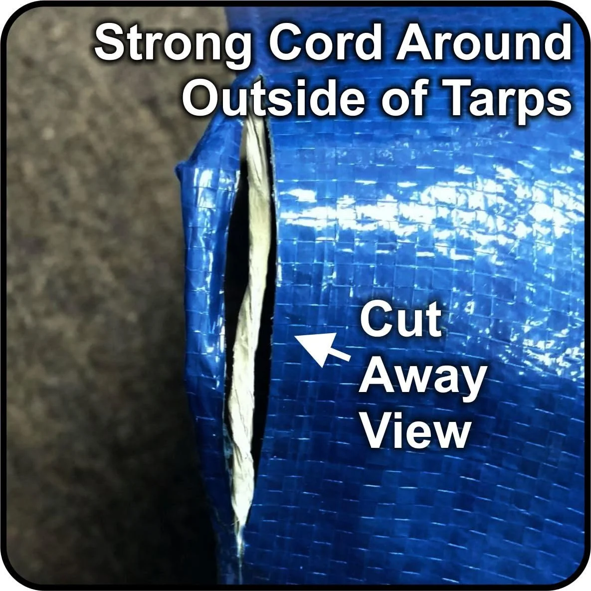 X 10' - Tent Shelter Tarp Cover Waterproof Tarpaulin Plastic Tarp ion Sheet For Contractors, Campers, Painters