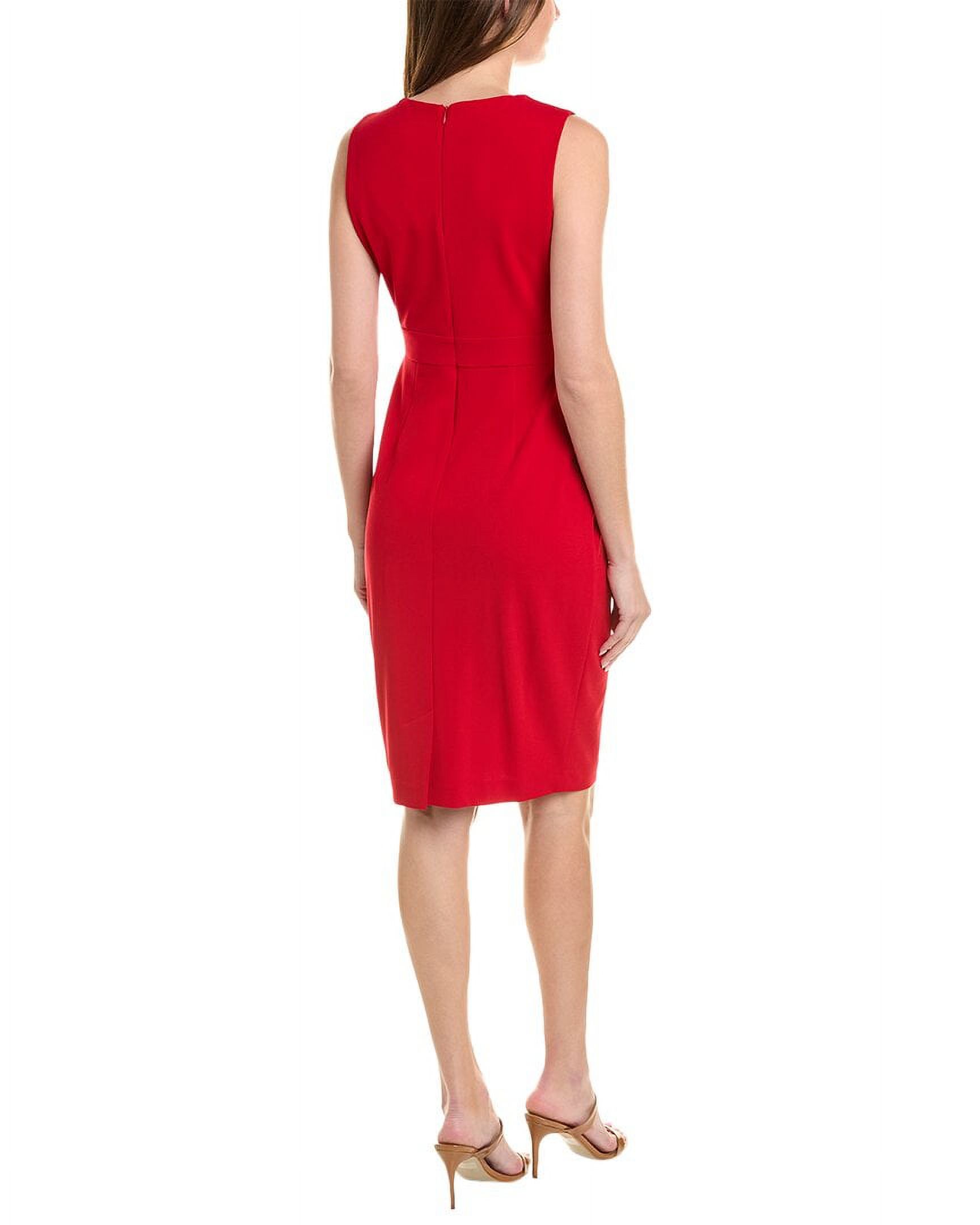 Maison Tara womens  Savannah  Midi Dress, 16, Red