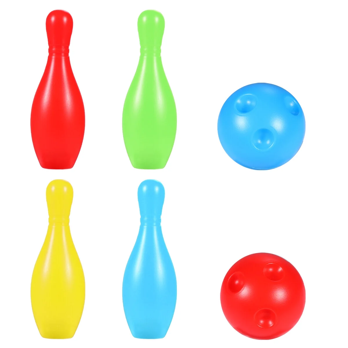 NUOLUX Family Bowling Game Toys Children Outdoor and Indoor Plastic Skittle Game