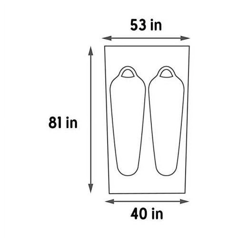 Grand 2 Footprint, Lightweight, Water Resistant, Fitted Ground/Camping Tarp Footprint Grand 2 Person Tent