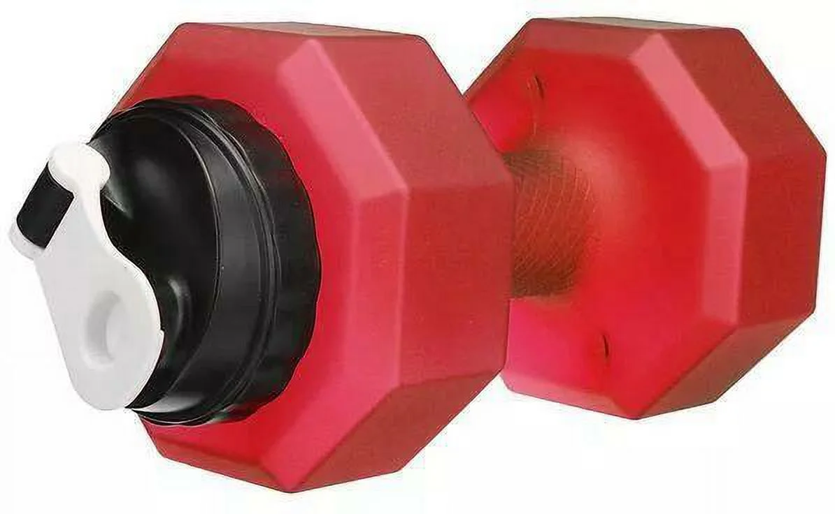 2.2L / 75Oz Dumbbell Shape Water Bottle PETG Sports Fitness Water Jug for Gym US