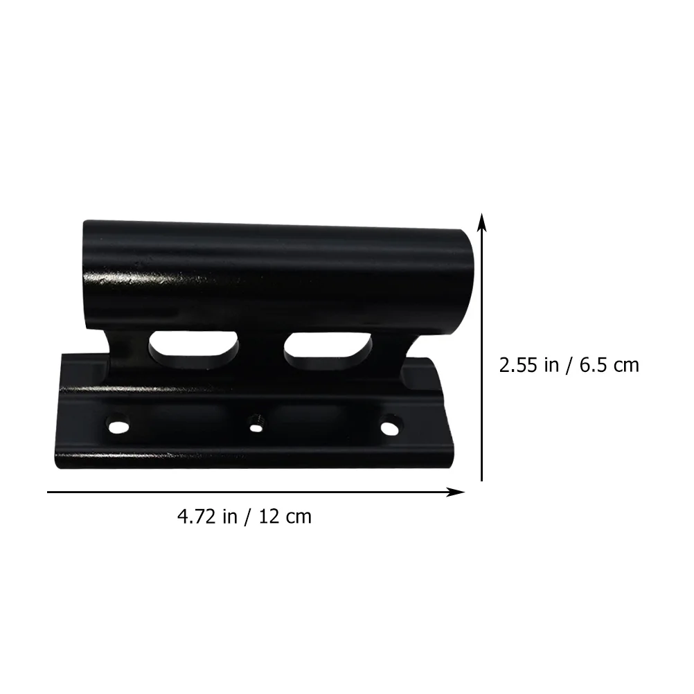 HOMEMAXS 1 Set Practical Iron Bike Fork Mounts Durable Quick Release Bike Blocks (Black)