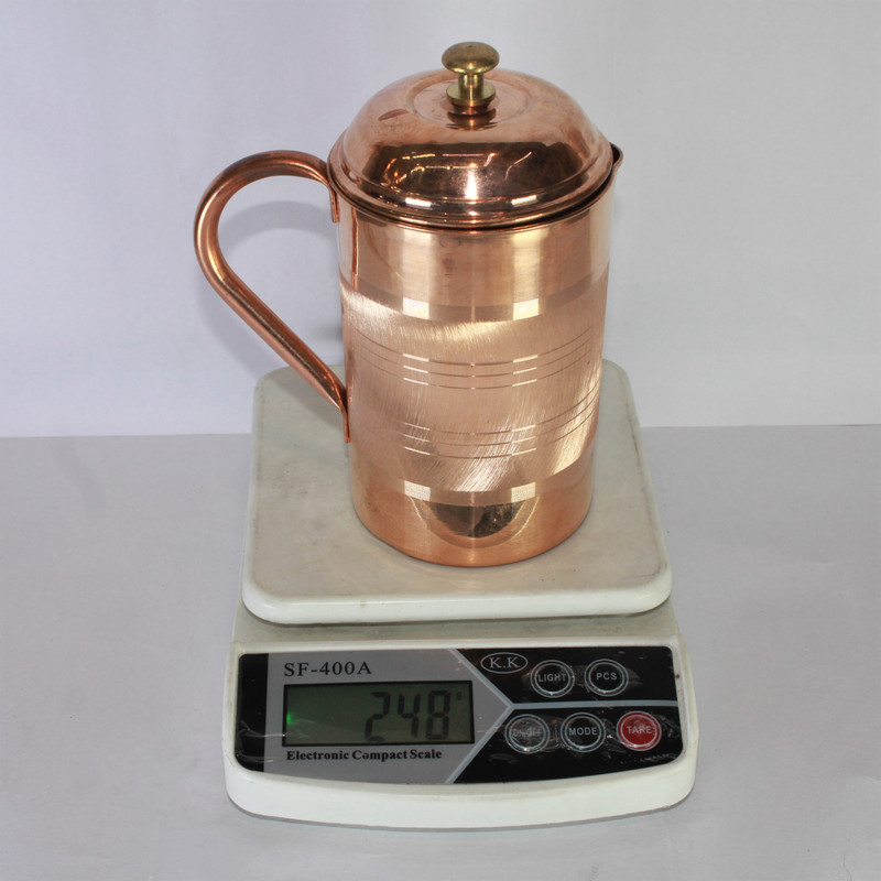 Pure Copper Jug for Water 248g(Pack of 6)