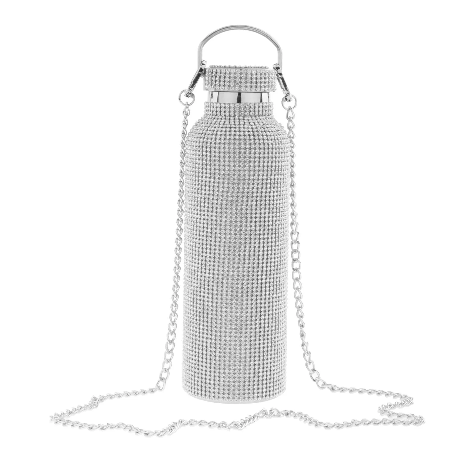 Portable Thermal Water Bottle Stainless Steel Bling for Women , 750ML