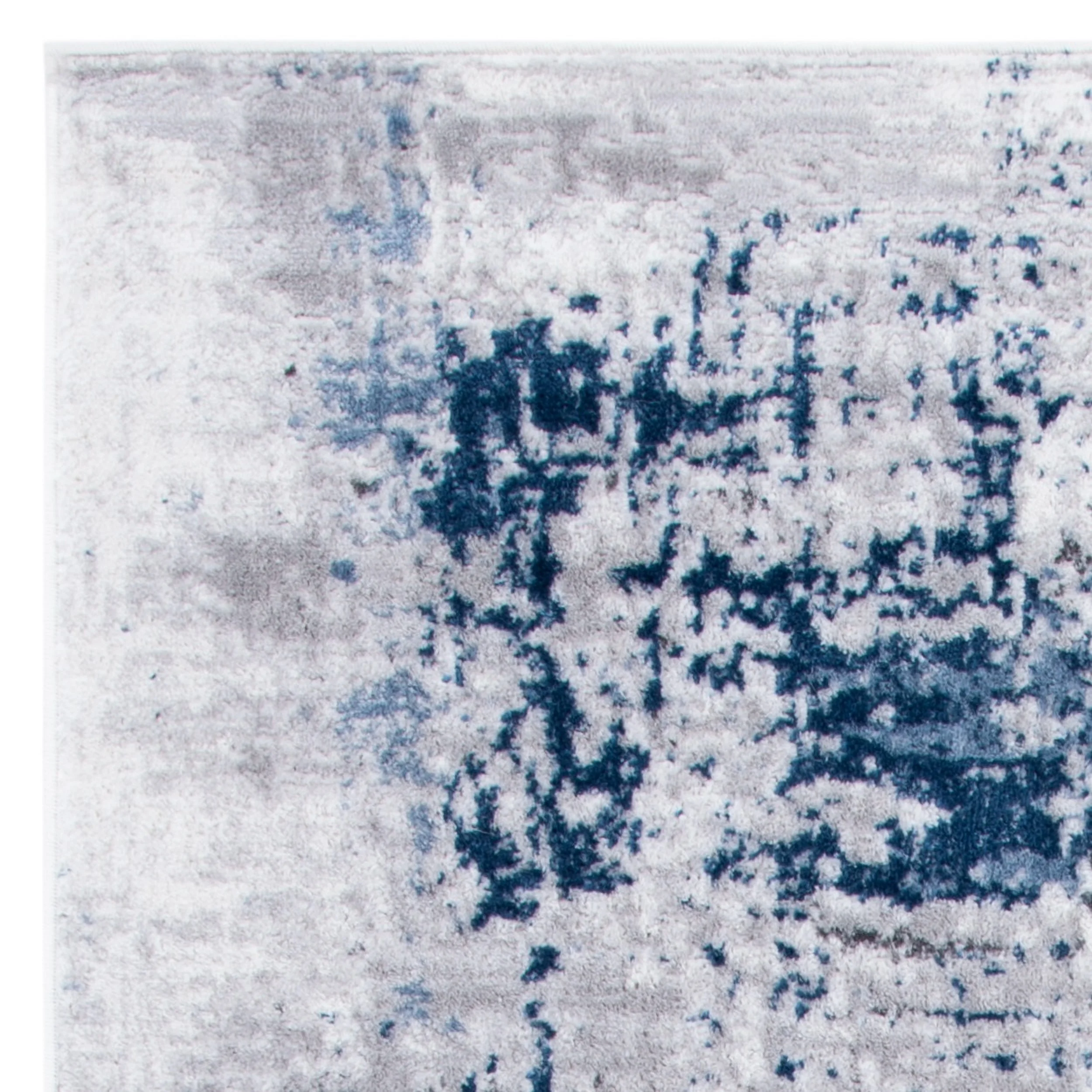 SAFAVIEH Amelia Boyce Distressed Marble Area Rug, Grey/Light Blue, 5'3