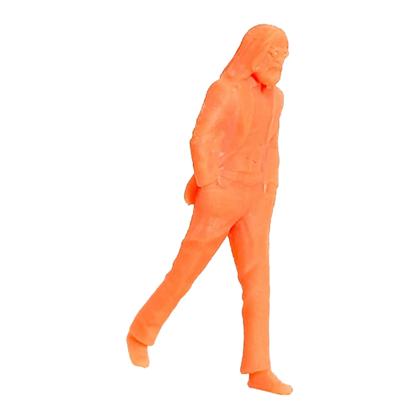 1/64 Figures 1/64 Scale People Figures Mini Unpainted Model People Figures for Dollhouse Decor Miniature Scene Architectural Building A