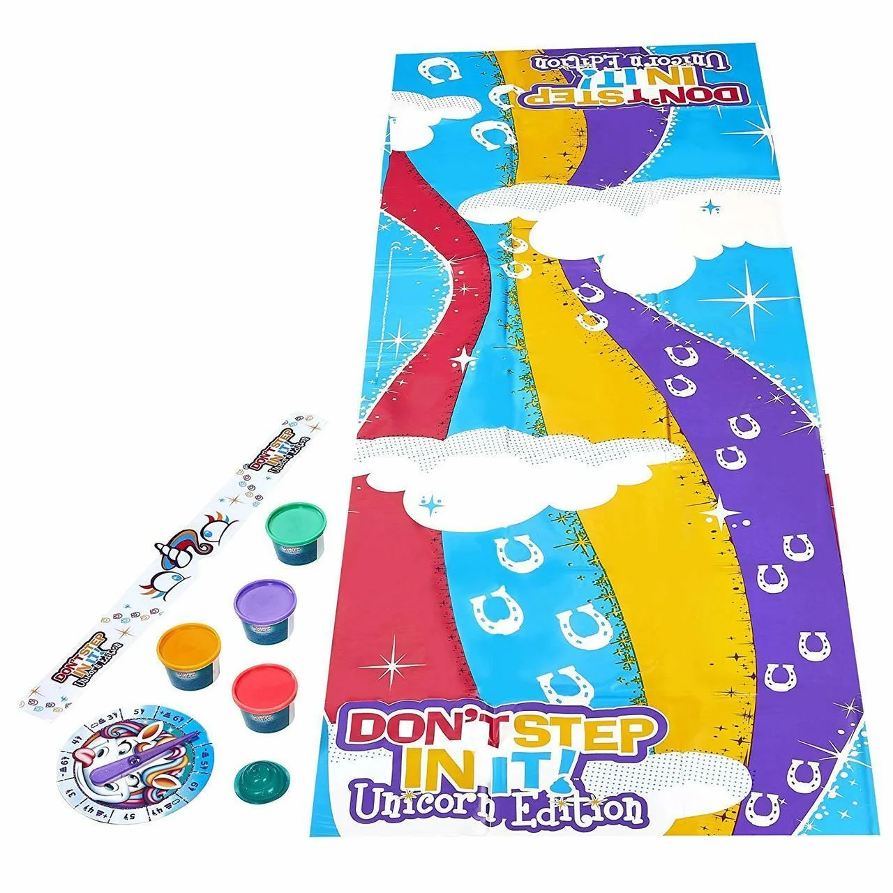 Hasbro Gaming Don’t Step In It Game, Unicorn Edition, 4 years & up