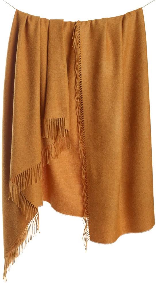 100% Baby Alpaca Wool Blanket Throw Solid Color Design for Bed Couch Sofa Soft Warm Peruvian Alpaca Wool Blankets 72