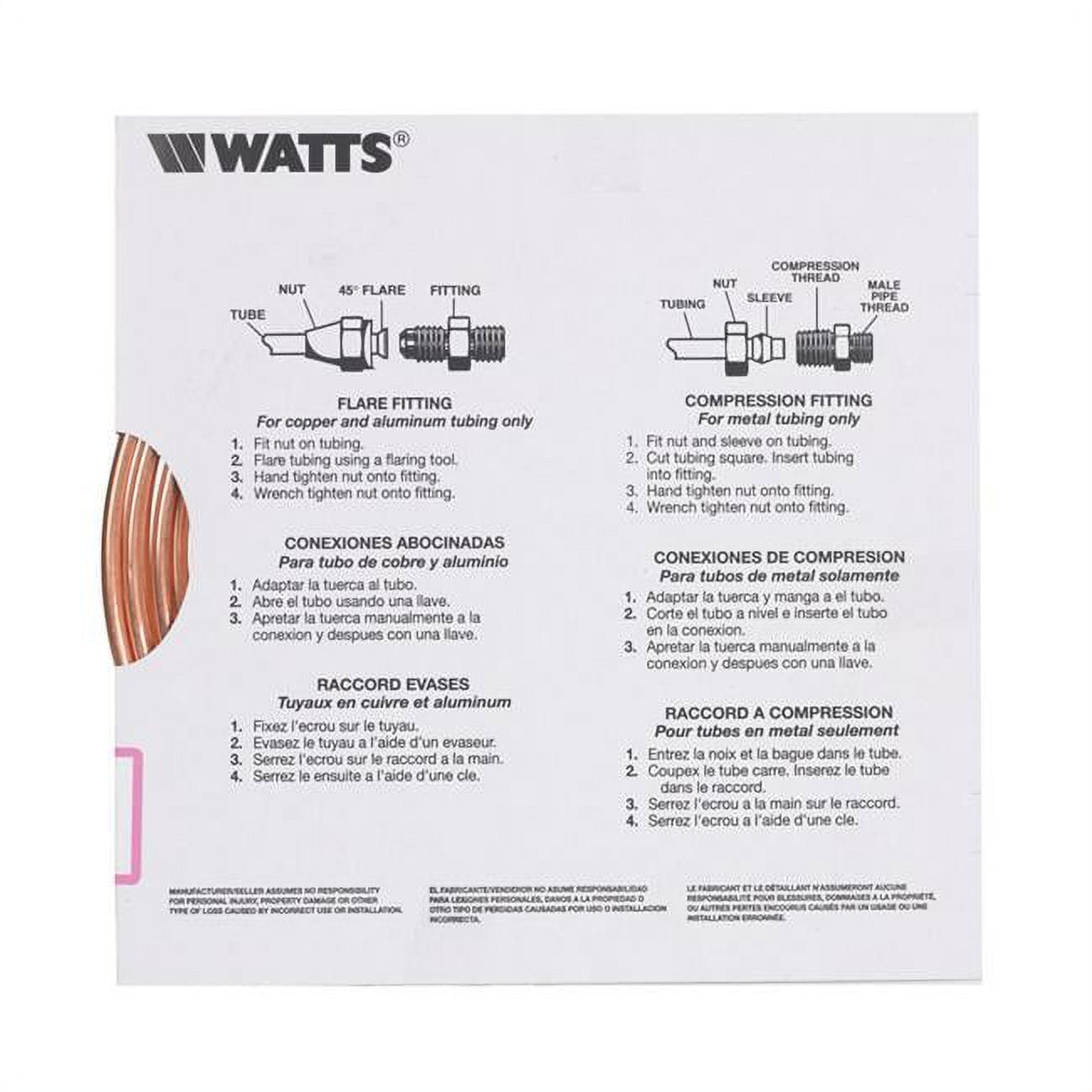 B&K 1/4 In. OD x 20 Ft. Utility Grade Copper Tubing