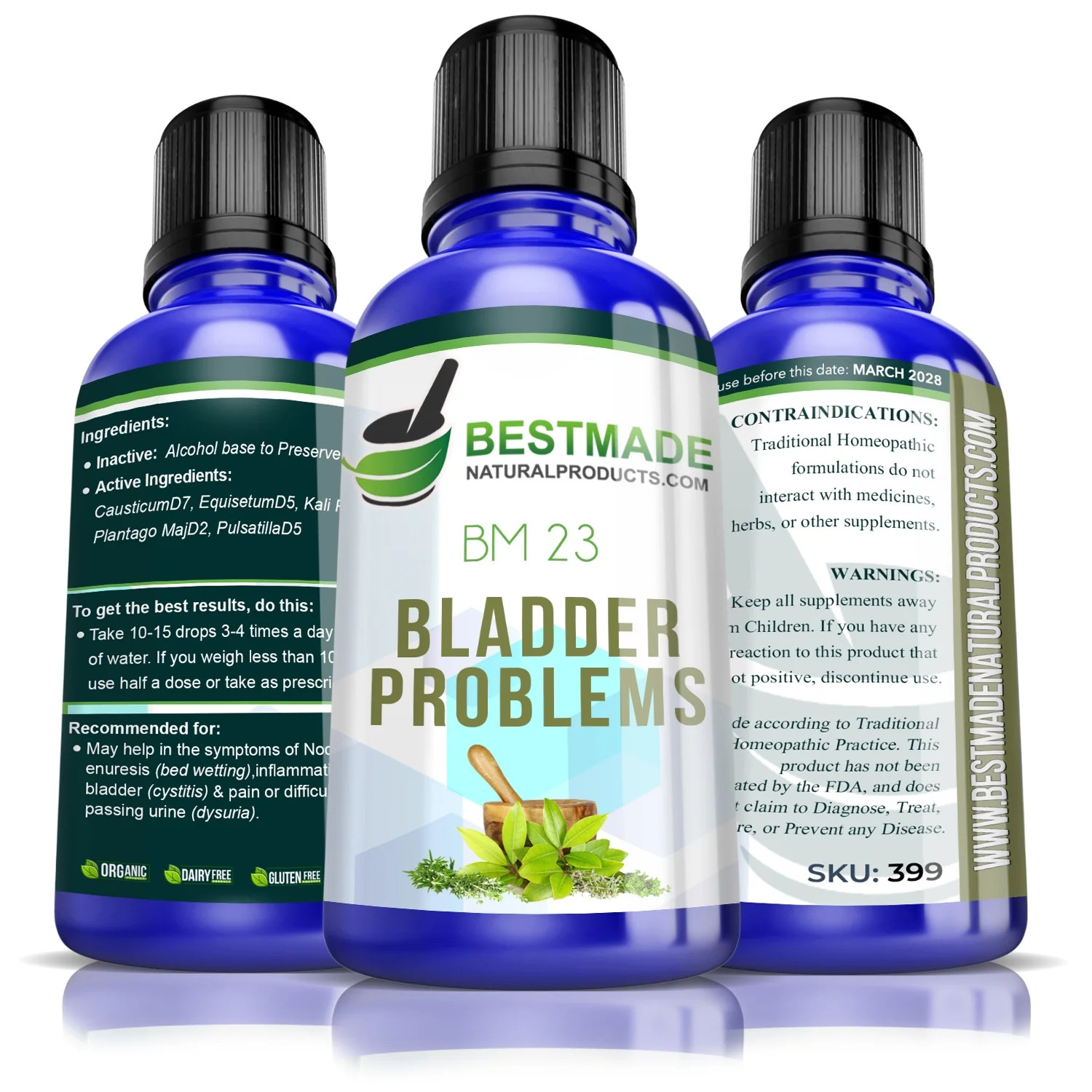 Bladder Problems Natural Remedy (BM23)