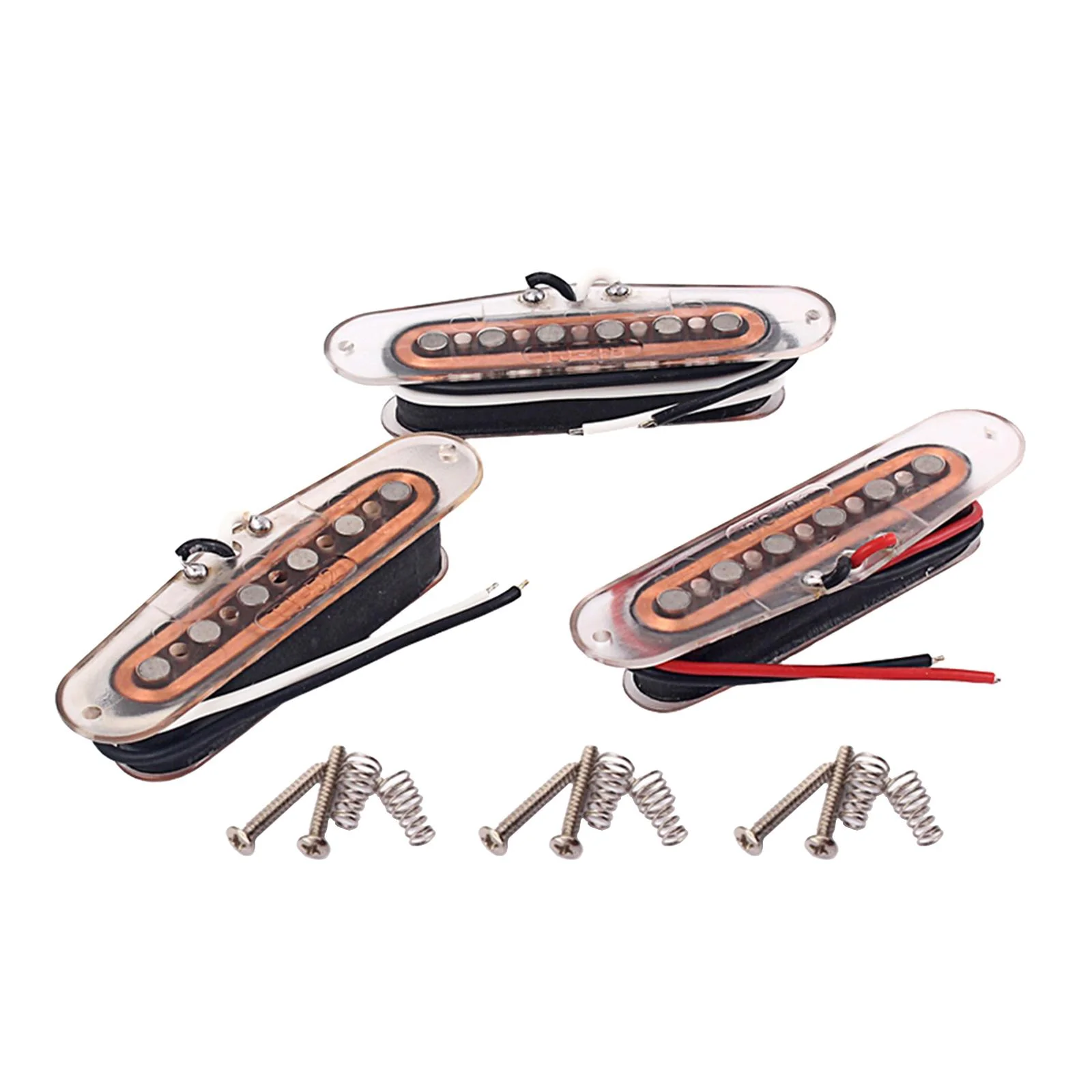 3x Classical Prewired Loaded SSS Pickguard alnico Pickups for ST Style Guitars