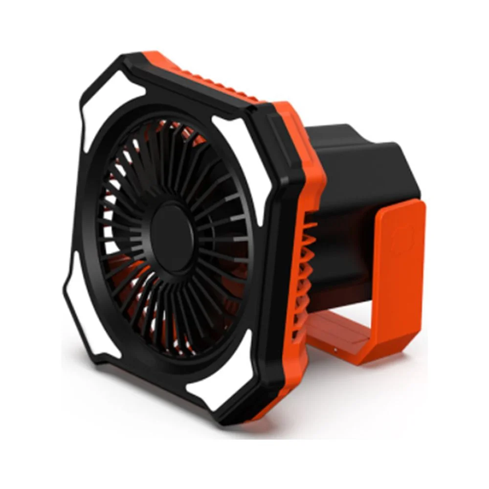 Walmeck Multifunctional Camping Fan with LED Light USB Battrey Operated Fan Ceiling Tent Light Portable Power Bank with 3 Adjustable Wind Speed & Brightness Remote Controller for Home Office Camping