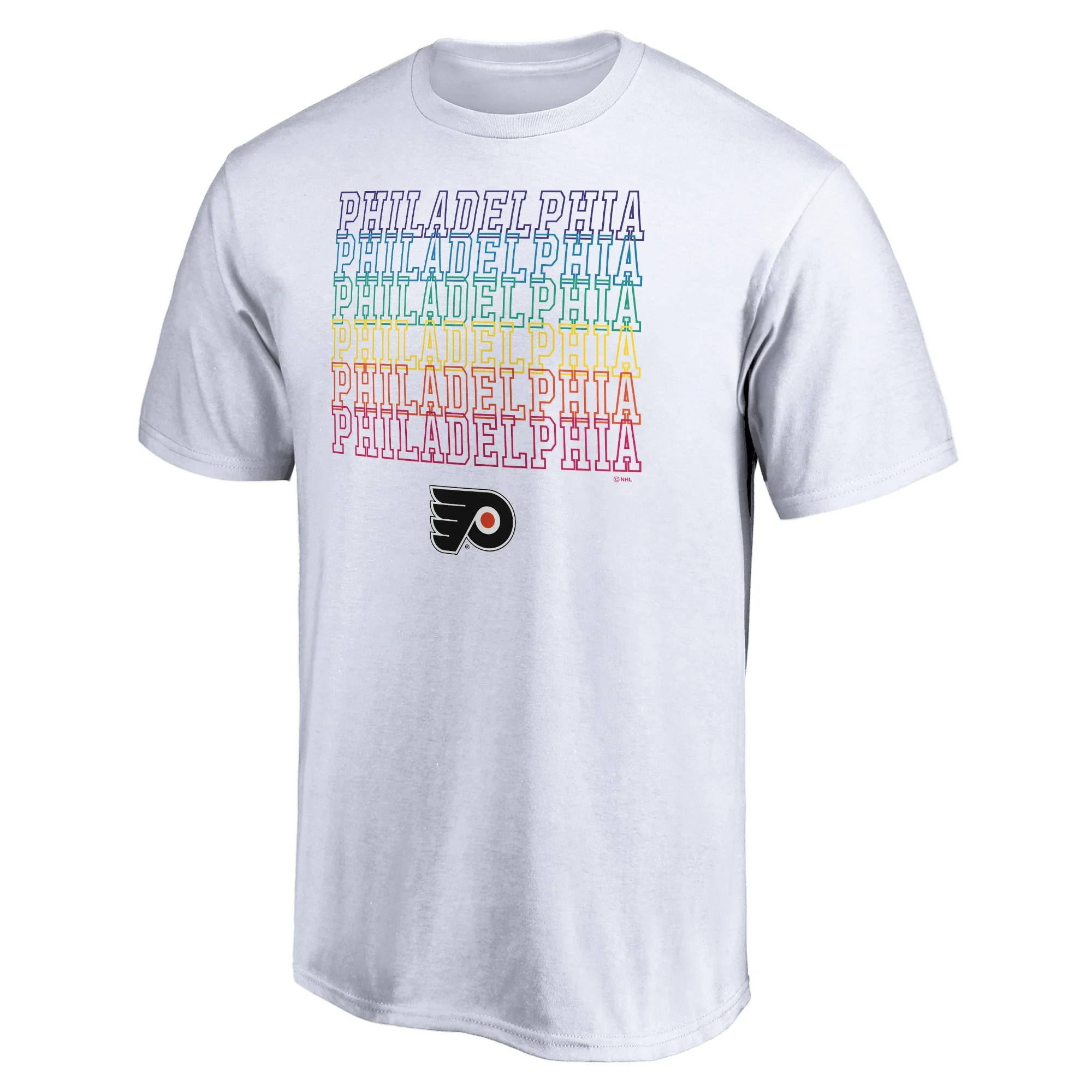 Men's Fanatics Branded White Philadelphia Flyers City Pride T-Shirt