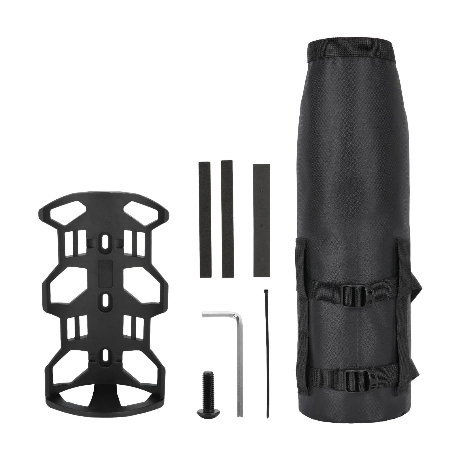 Bike Front Bag Waterproof Portable Quick Release with Mounting Bracket Bike Front Frame Fork Bag for Camping Travel Men