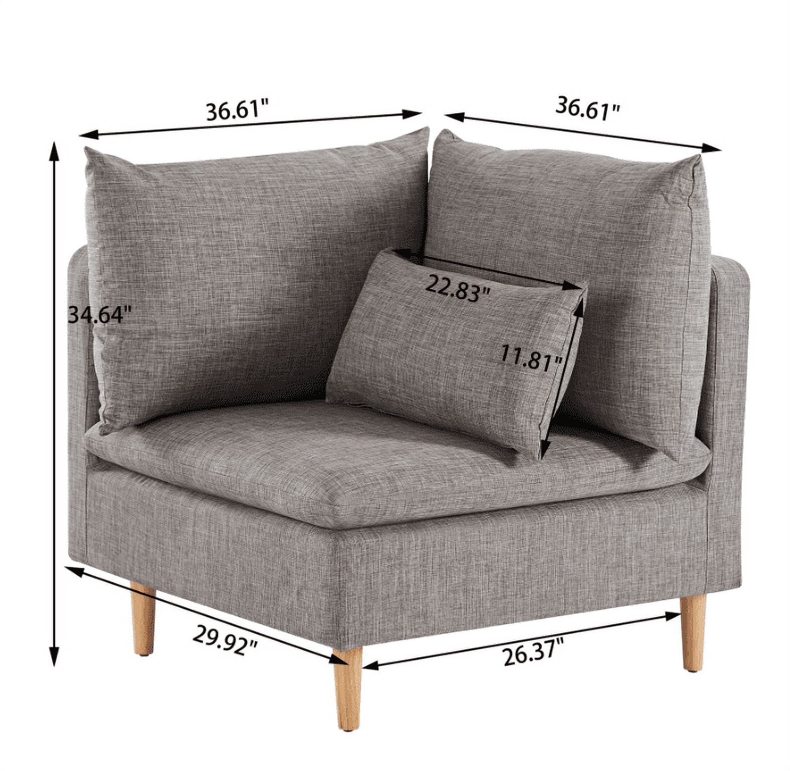 Customizable Armless Sofa - Design Your Ideal Seating Setup