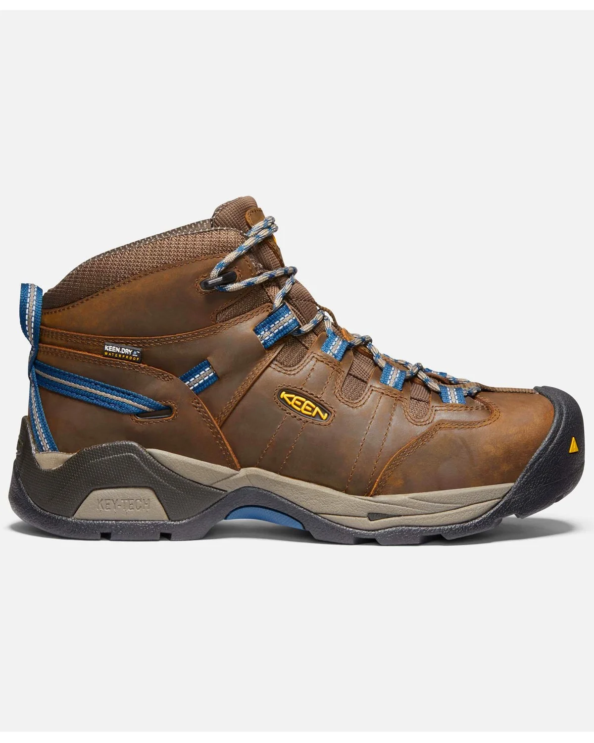 Keen Men's Detroit Xt Waterproof Work Boot Steel Toe Brown 15 D(M) US