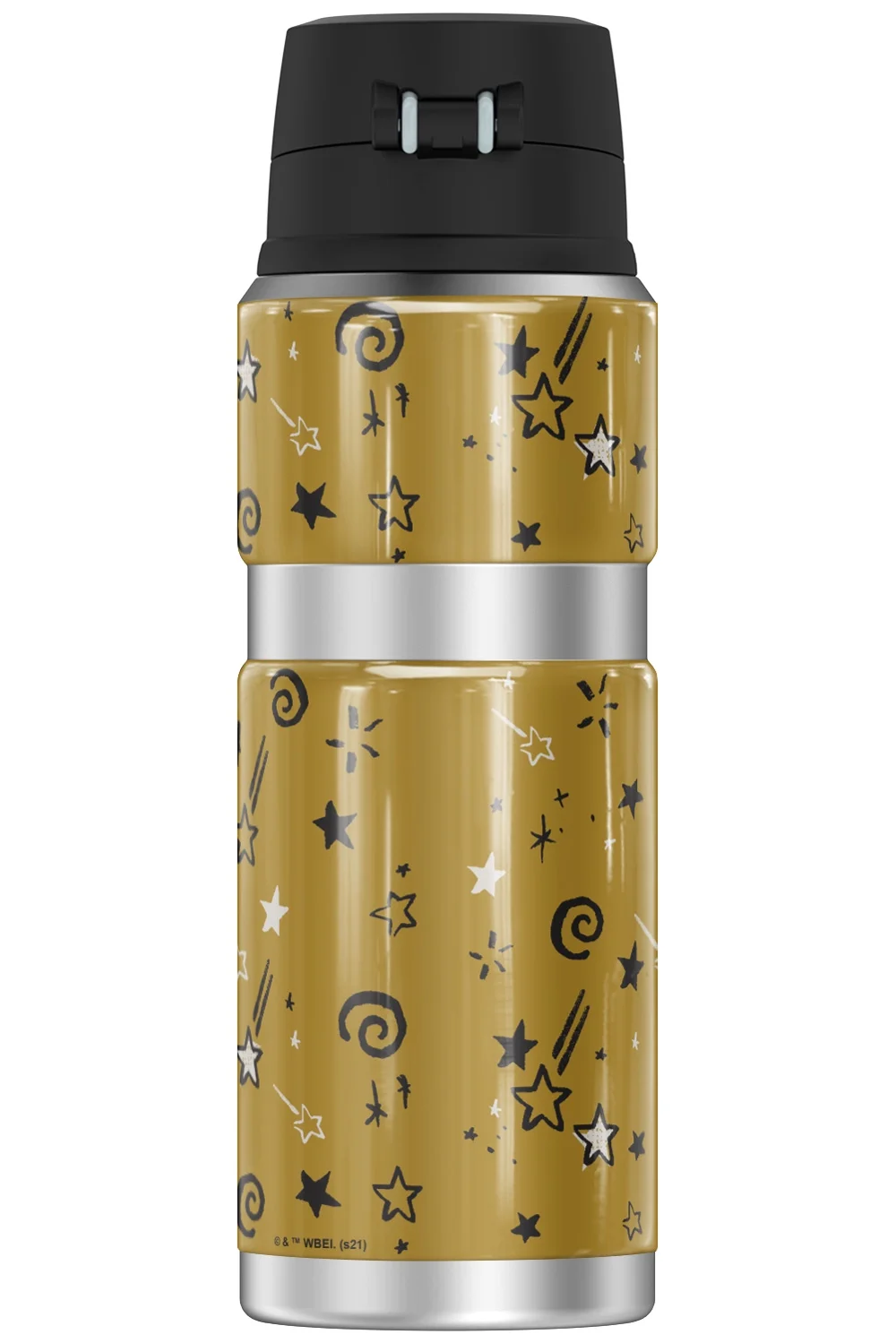 Looney Tunes Taz Star Pattern THERMOS STAINLESS KING Stainless Steel Drink Bottle, Vacuum insulated & Double Wall, 24oz