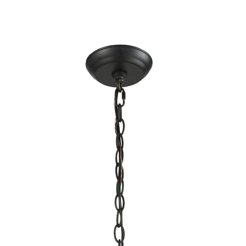 Dale Tiffany Jeeves Mini Pendant Black in finish