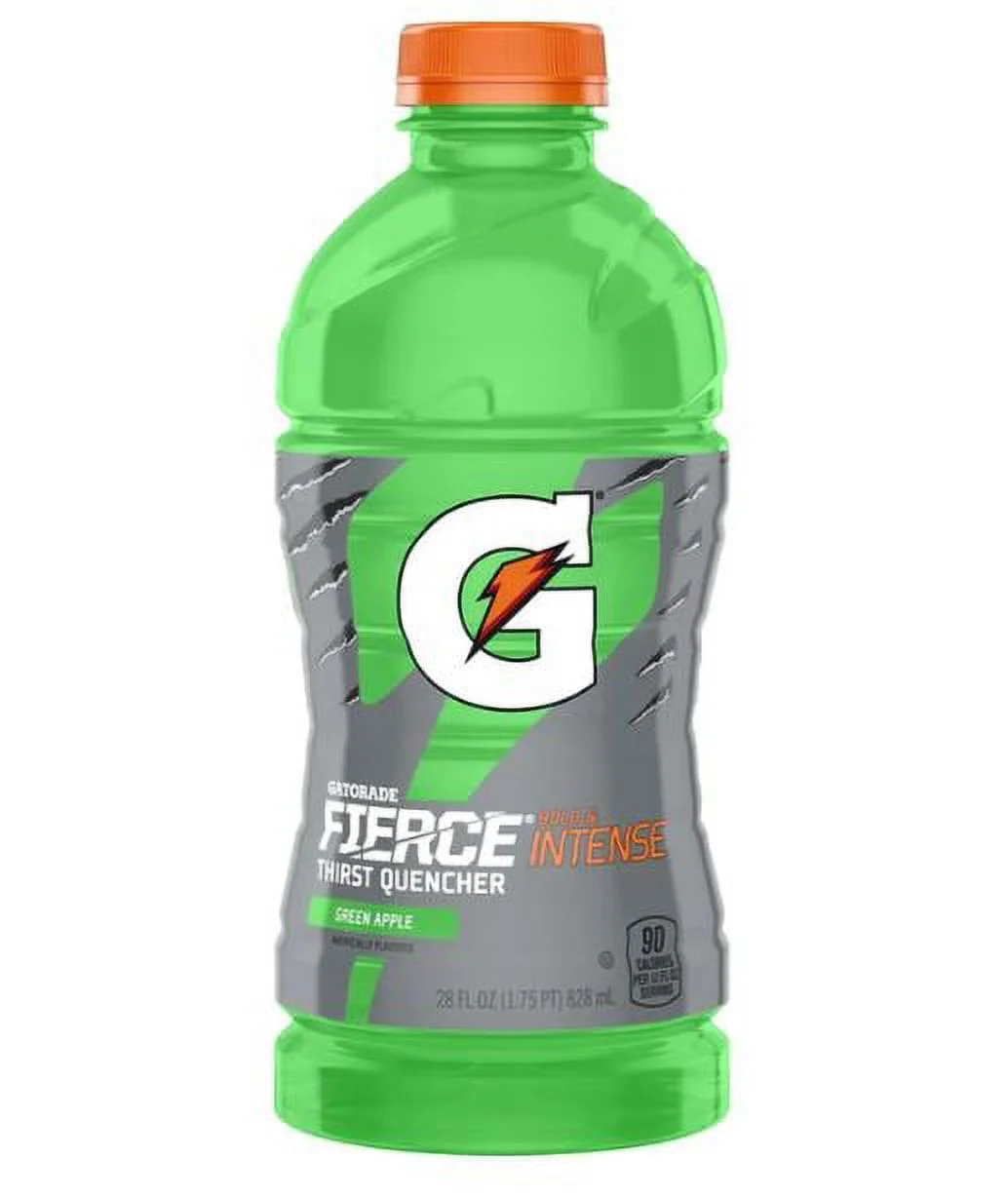 Gatorade Variety Pack Thirst Quencher Sports Drink, 28 oz Bottle, Quantity of 6 (Green Apple, Melon, Lemonade)