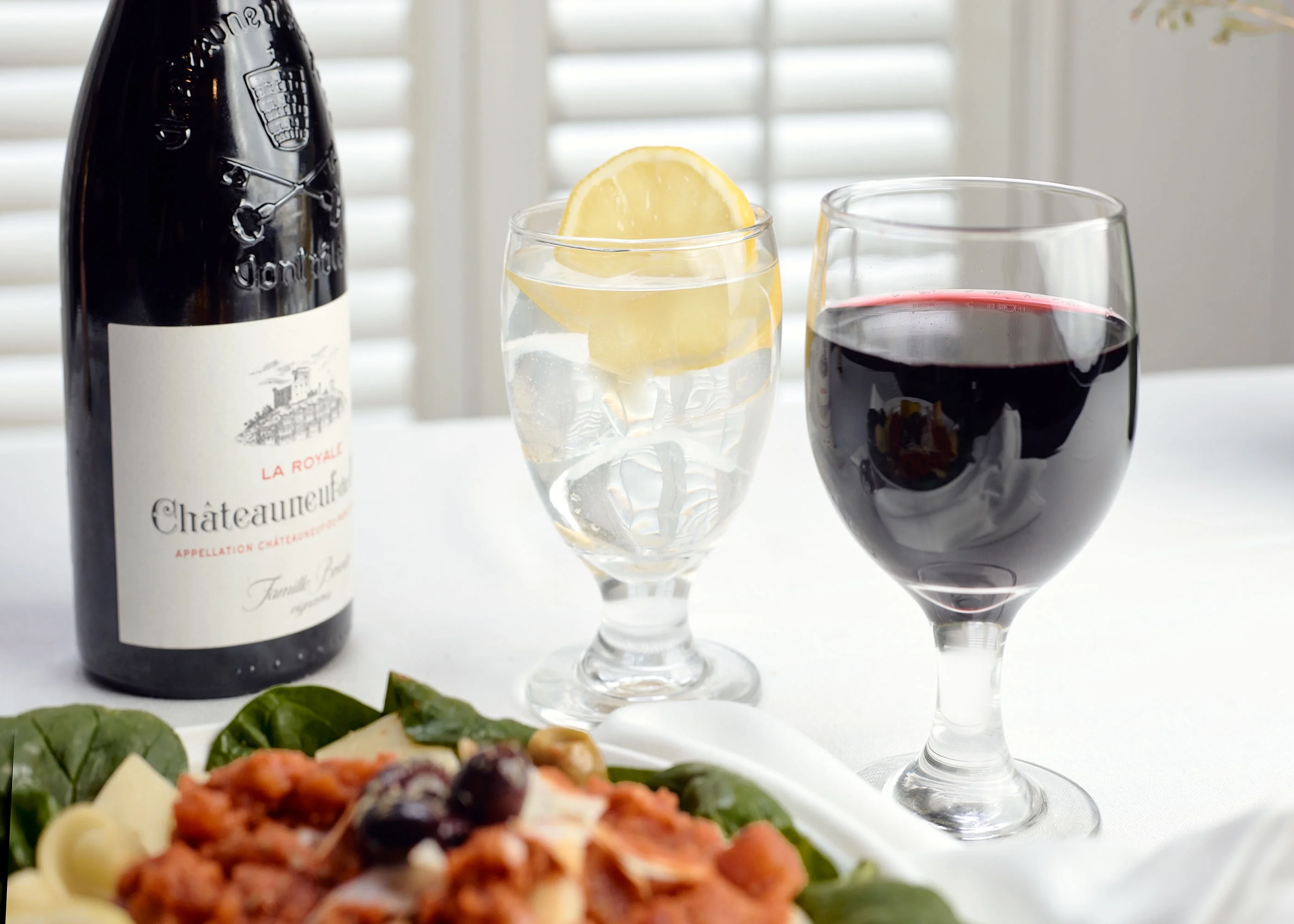 Burns Glass Crystal Clear All Purpose Drinking Glasses 10.5 oz, Everyday Use, Water, Juice (Set of 4)