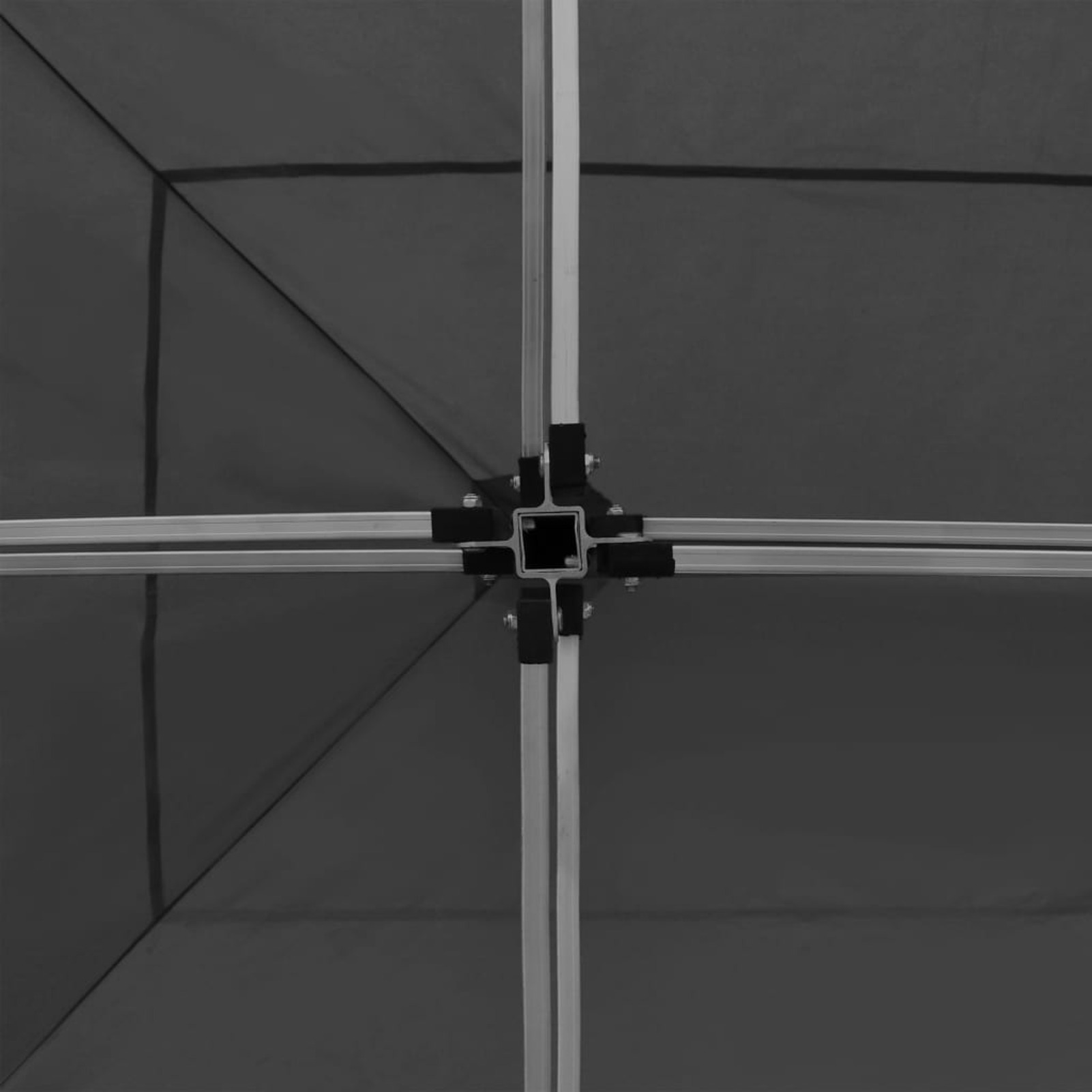 Carevas Professional Folding Party Tent with Walls Aluminum 19.7'x9.8' Anthracite