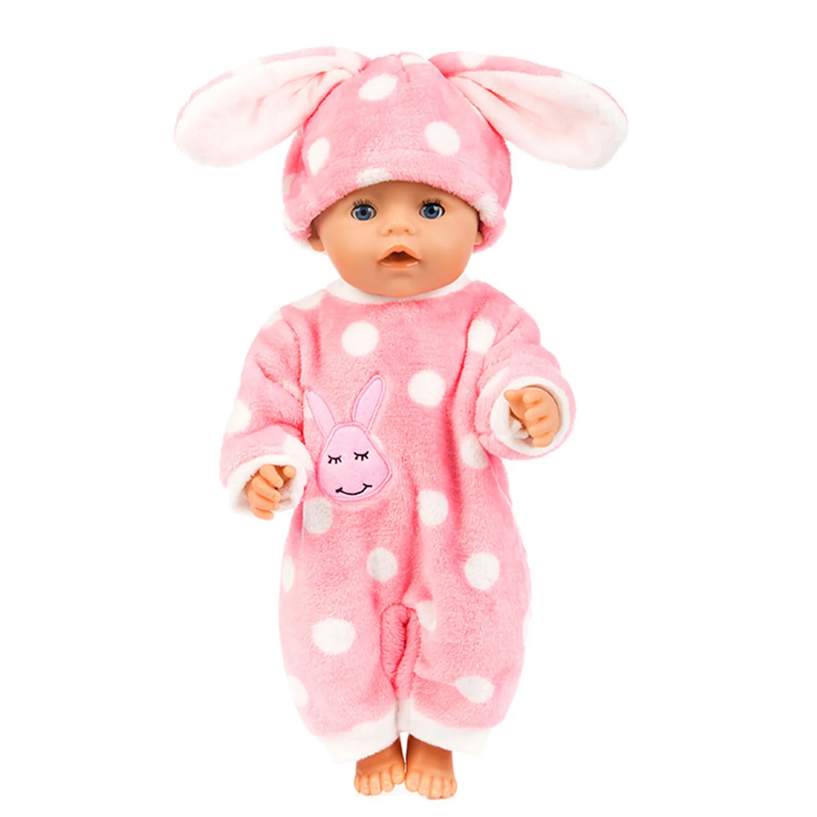 1 Set Baby Doll Pajamas Delicate Doll Clothes for 18inch Doll Lovely Doll Costume
