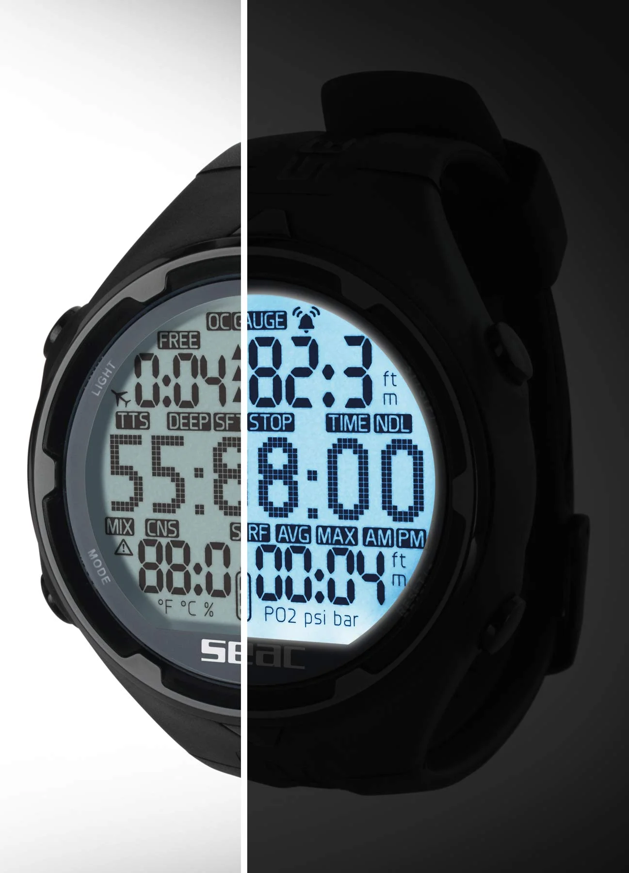 Seac Action HR Scuba Dive Computer