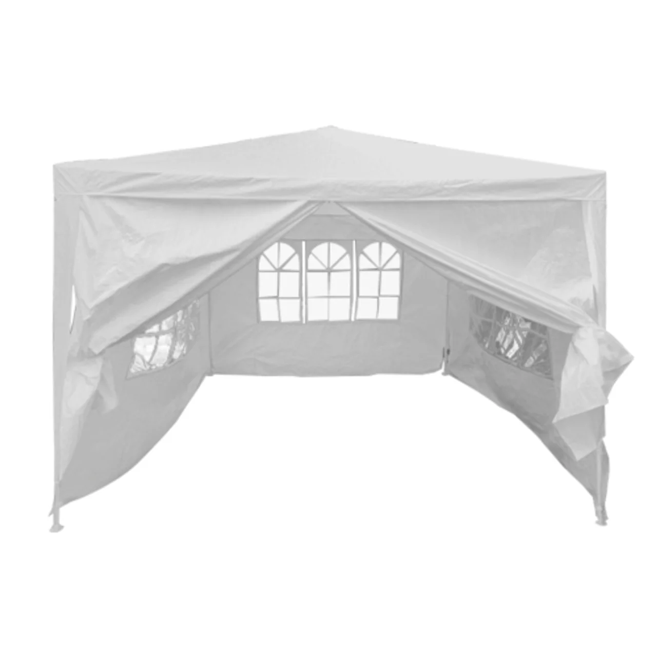 10x10 Ft Adjustable Canopy With Window Wall