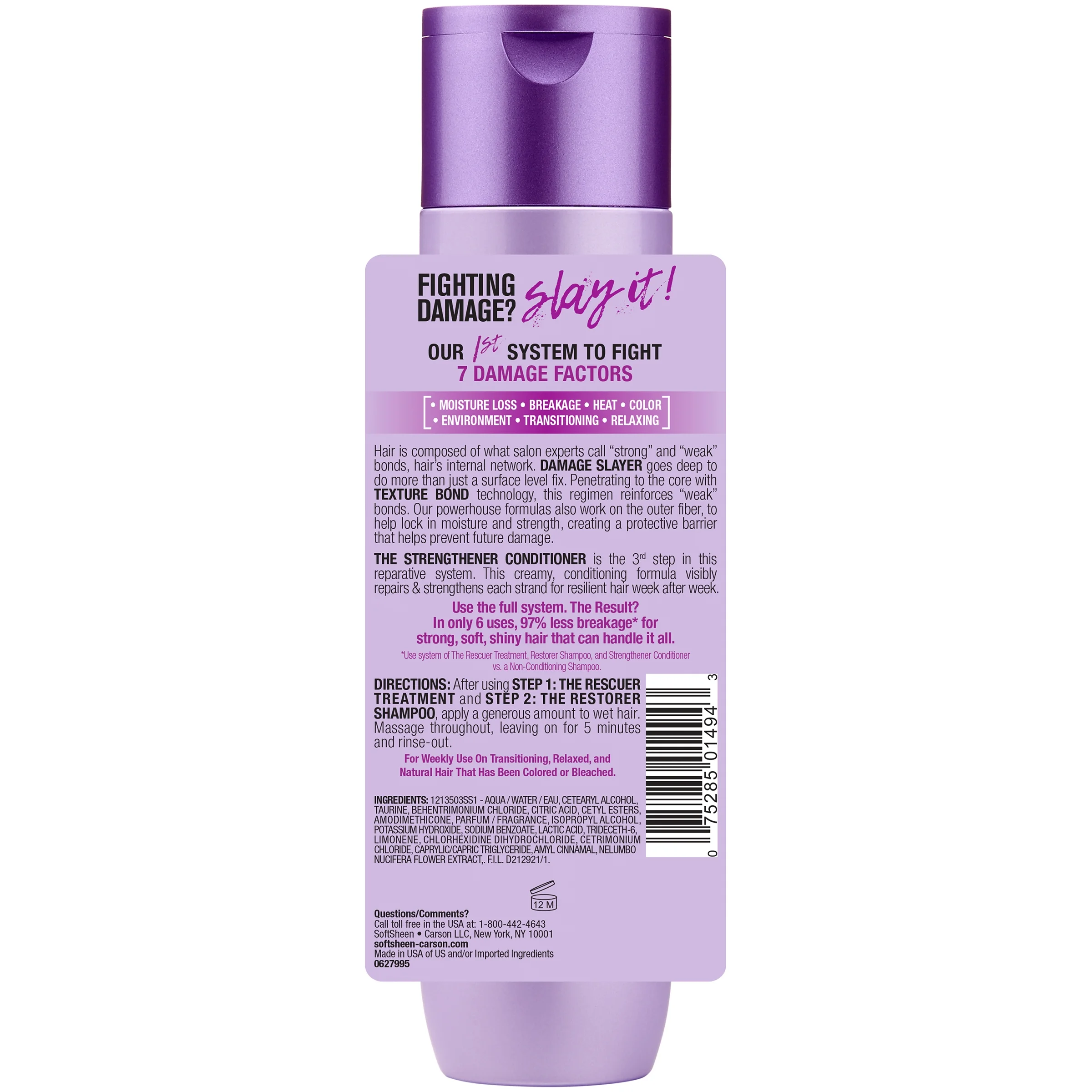 SoftSheen-Carson Dark and Lovely Damage Slayer The Strengthener Hair Conditioner 10.1 FL OZ