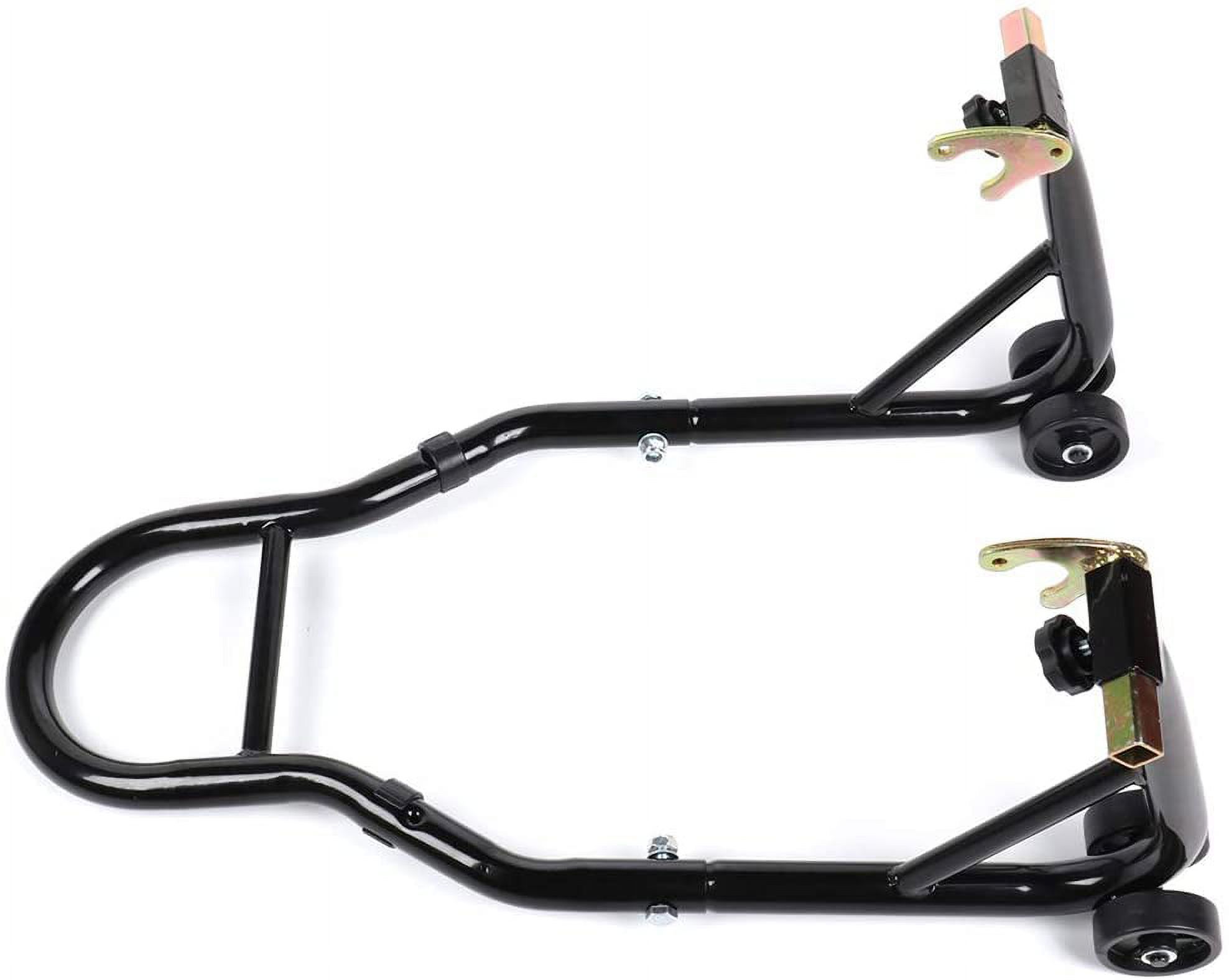 New Motorcycle Sport Bike Rear Wheel Chock Lift Stand For Universal Black Motorcycle rear stand