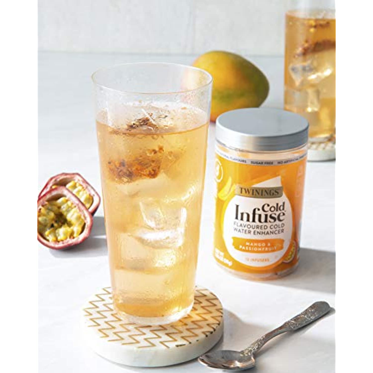Twinings Cold Infuse Flavored Water Enhancer, Mango & Passionfruit, 12 Infusers 12 Count (Pack of 6) Mango & Passionfruit 12 Count (Pack of 6)