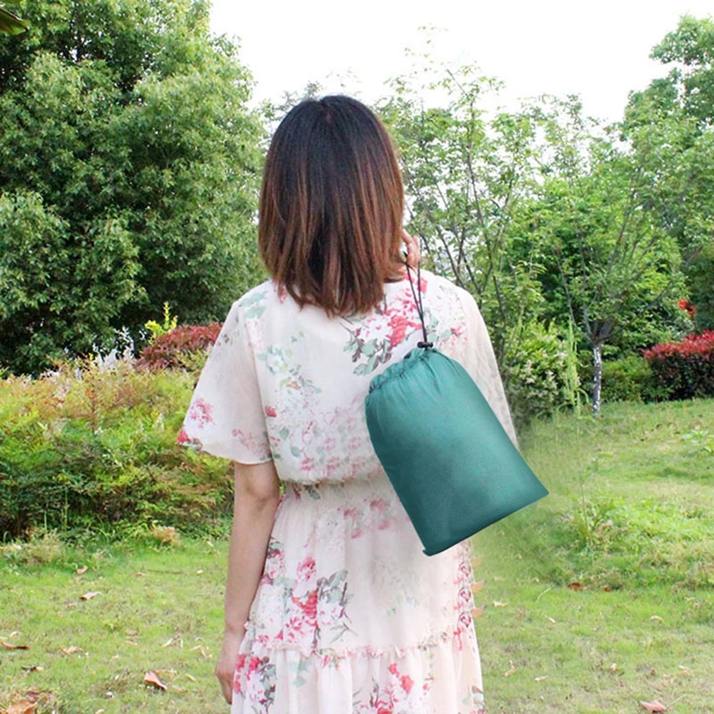 Lightweight Nylon Hammock with Mosquito Net Perfect for Camping and Hiking, Easy to Carry