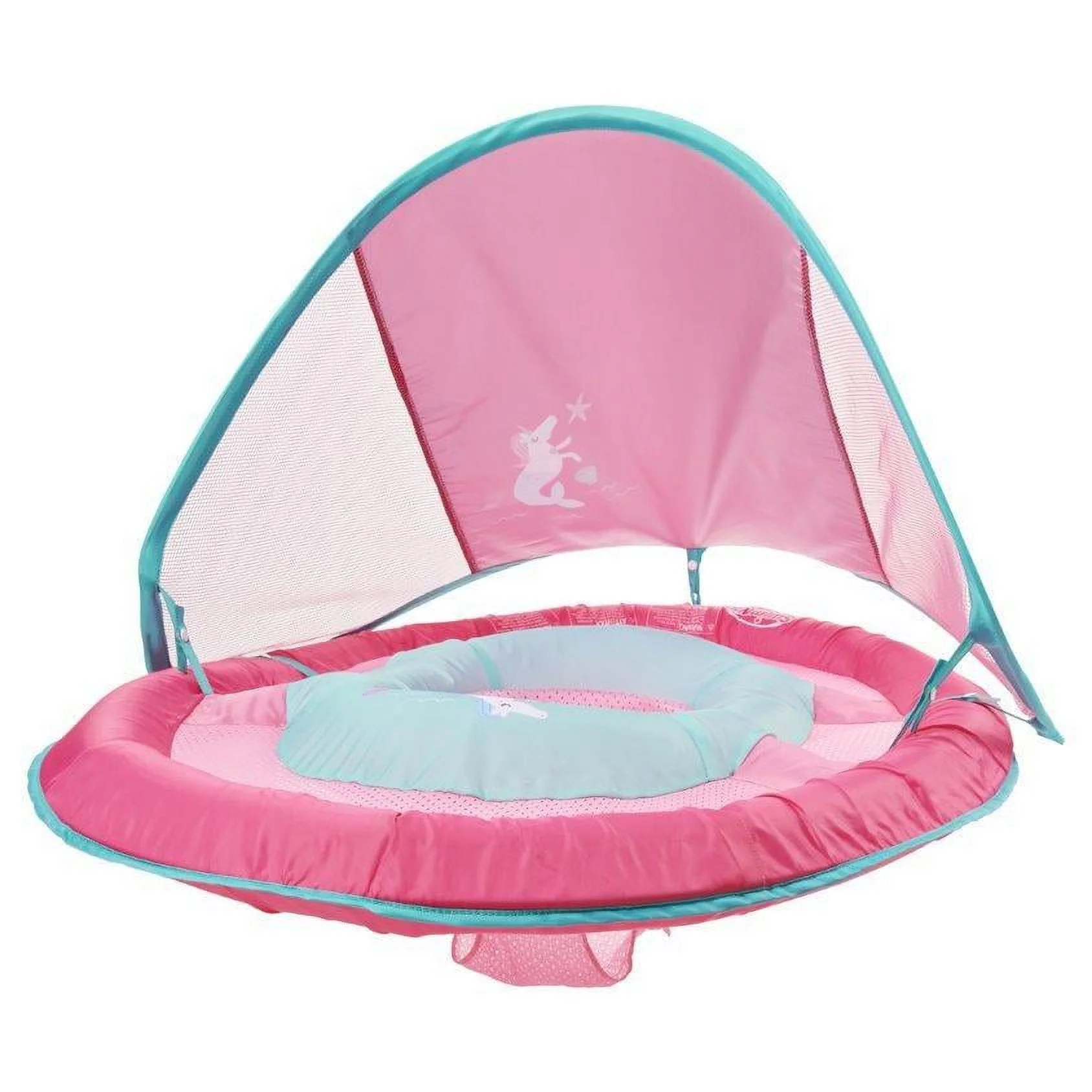 SwimWays Baby Spring Float Sun Canopy - Pink Mermaid Unicorn 6067867
