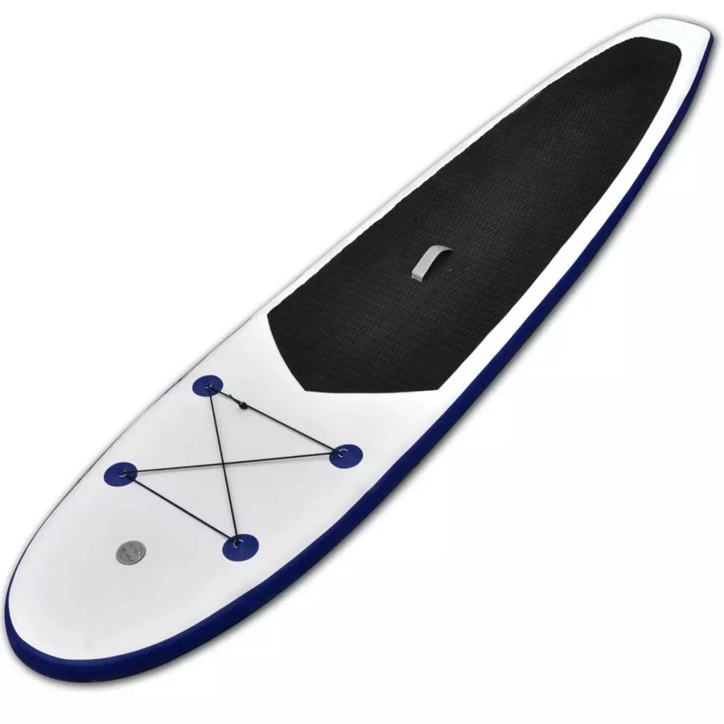 Paddle Board Set Surfboard Inflatable Blue and White