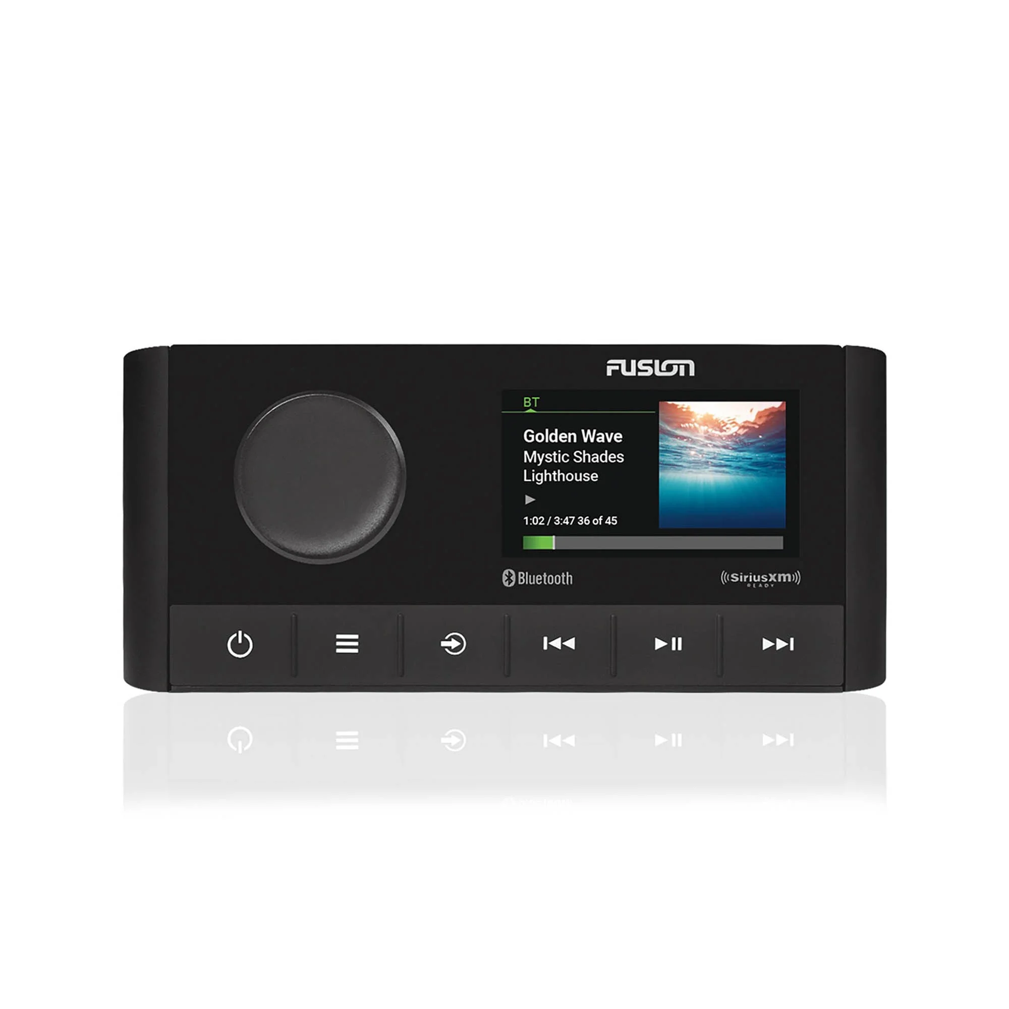 Fusion MS-RA210 Marine AM/FM/BT/NEMA2000/Sirius XM Ready Stereo with 2 Pair Wet Sounds RECON 6-XWW RGB High Output 6.5