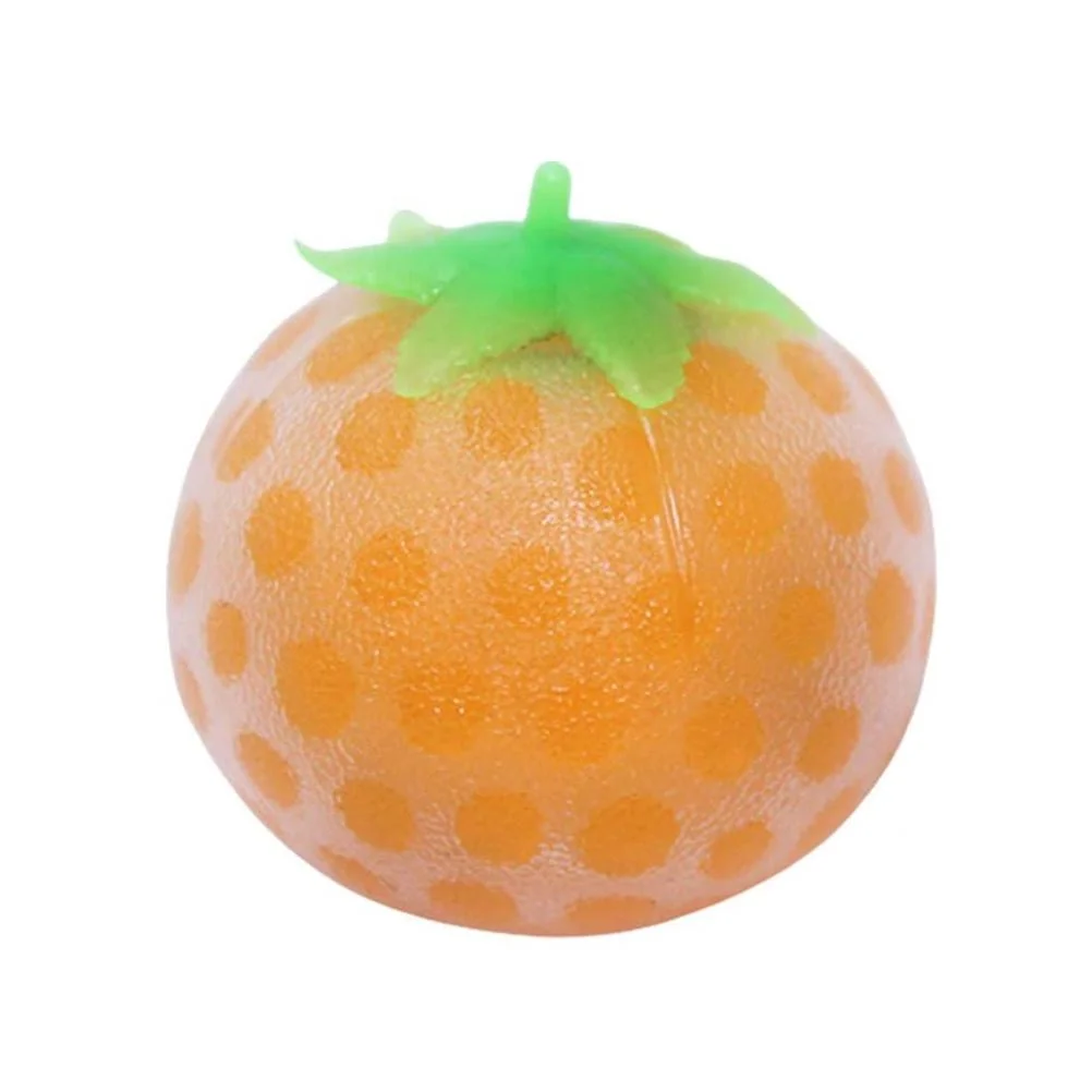Mini Fruit Shape Stress Relief Balls Toy Squeezing Balls Toy Sensory Decompression Toy