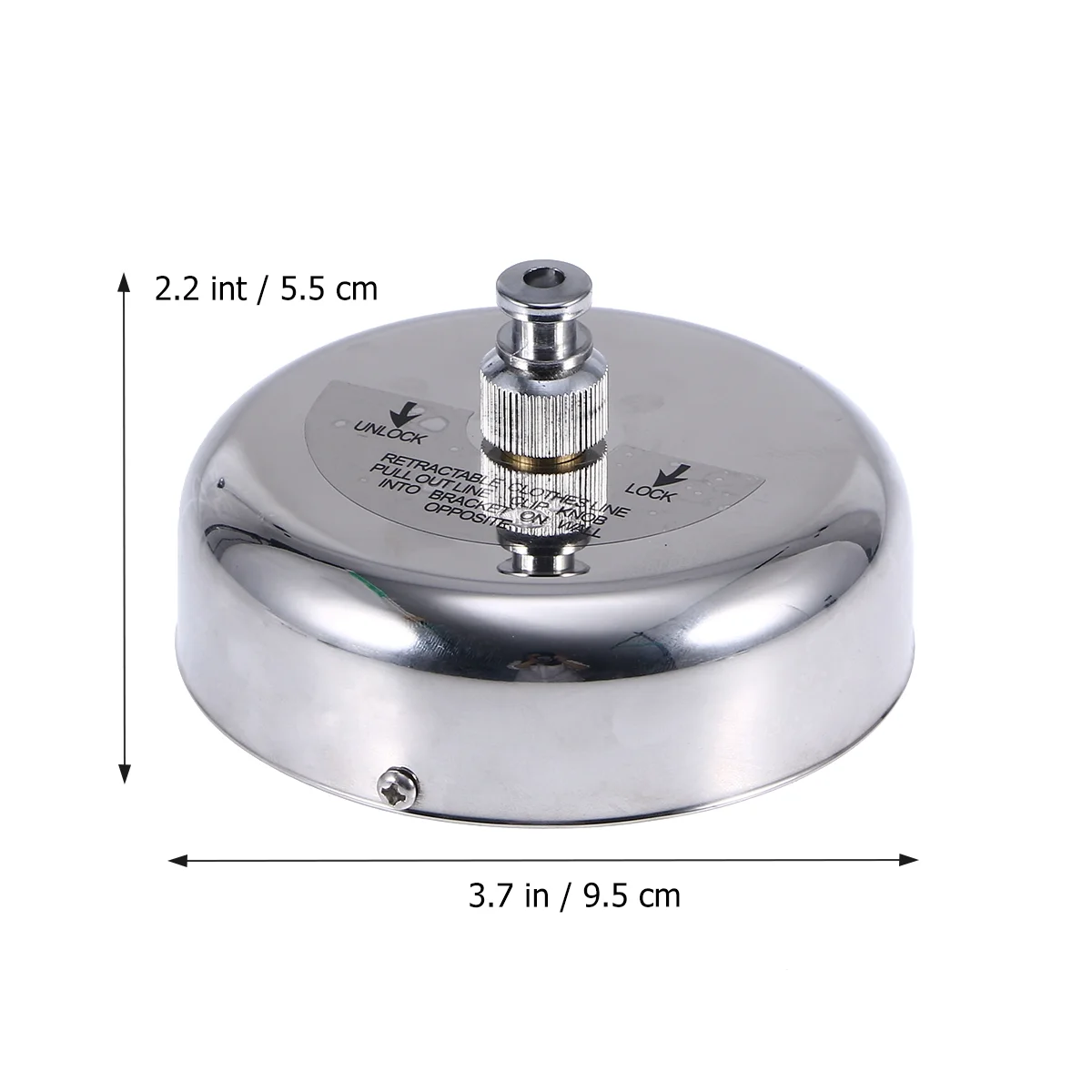 Etereauty 304 Stainless Steel Retractable Single Clothes Line Dryer Laundry Indoor Outdoor