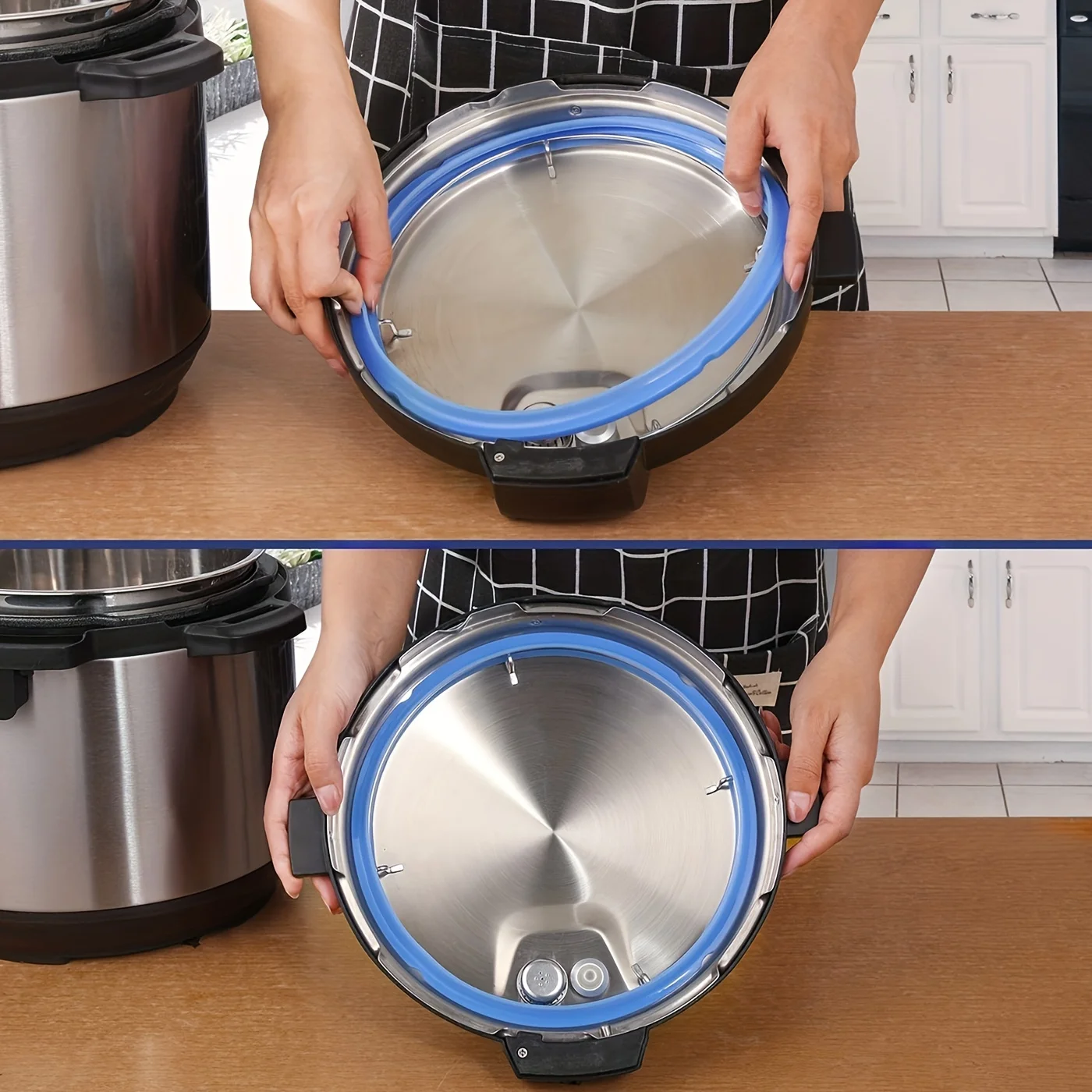 1pc/3pcs Sealing Rings For Instant Pot Accessories Of 6 Qt Models, BPA-Free Food Grade Replacement Silicone Seal Gaskets For Instant Pot 6 Quart